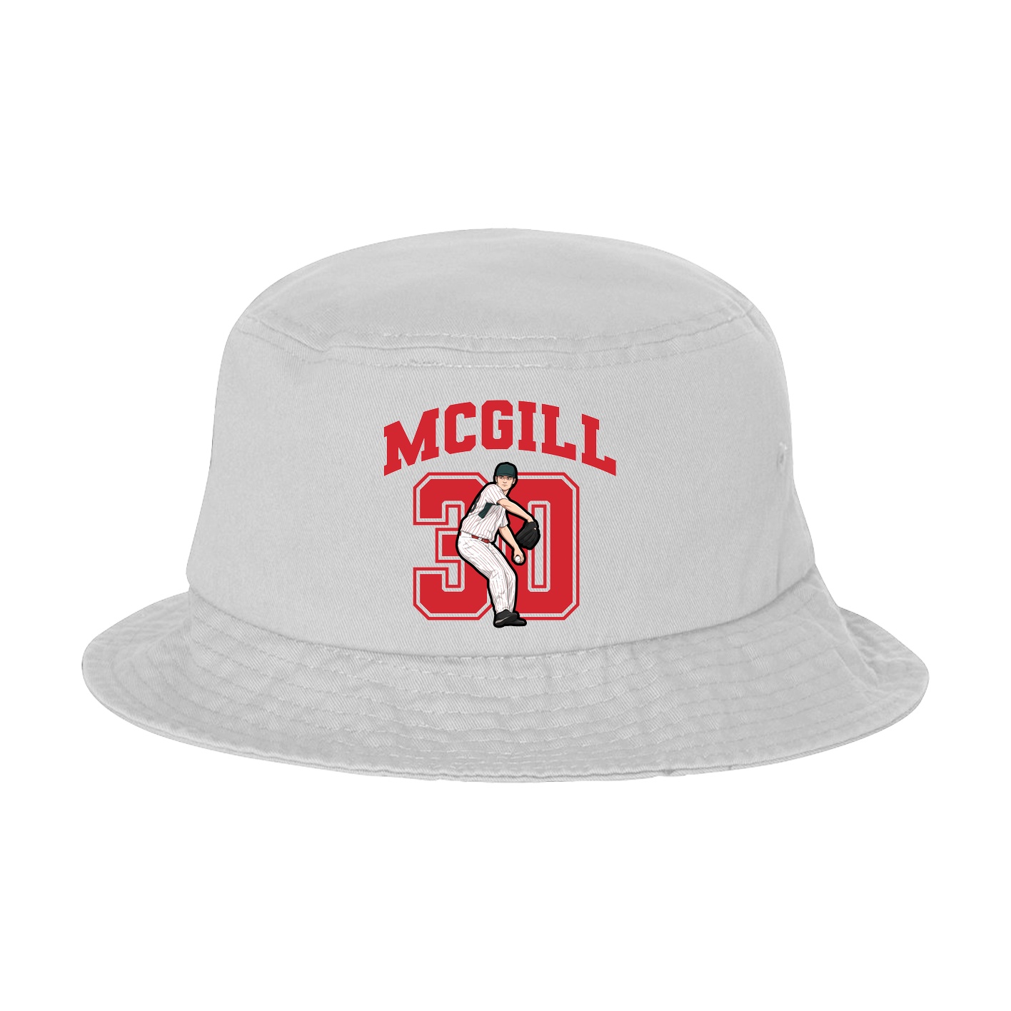 Bucket Cap — Number in White