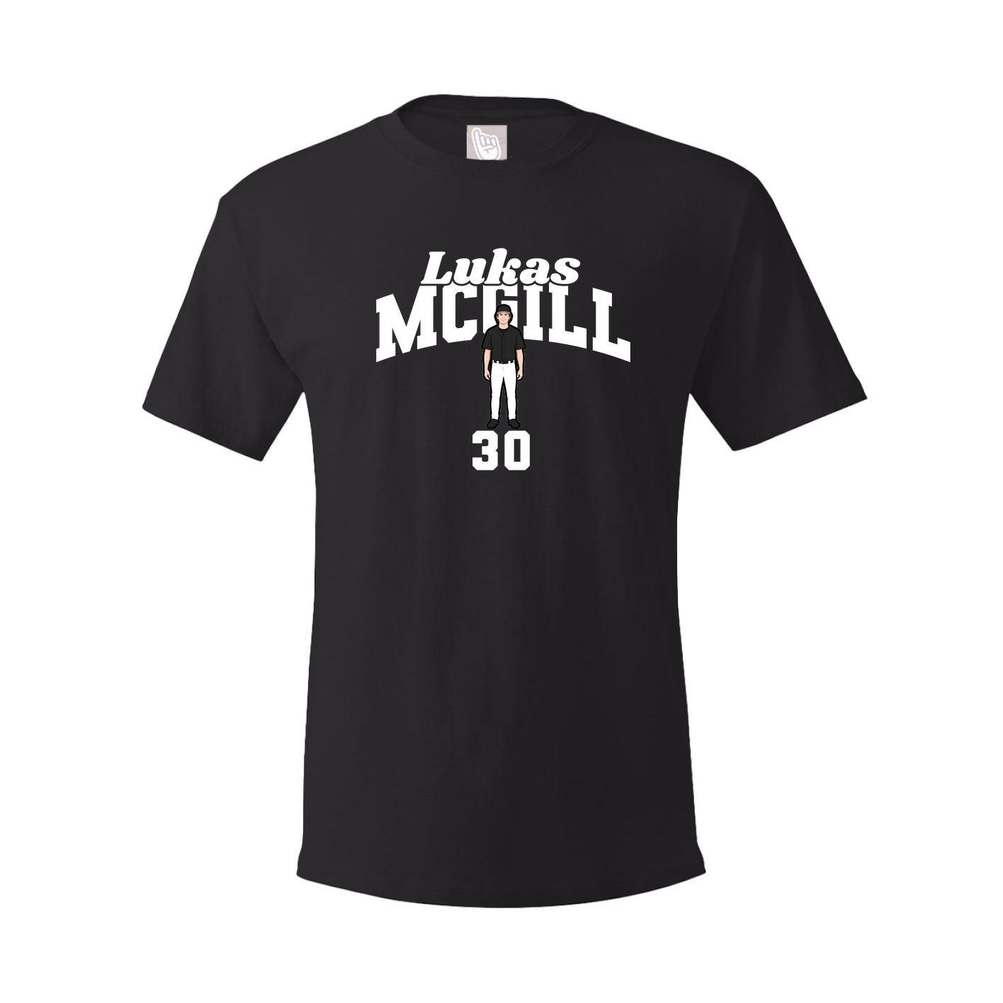 Tee — Signature Arch in Black