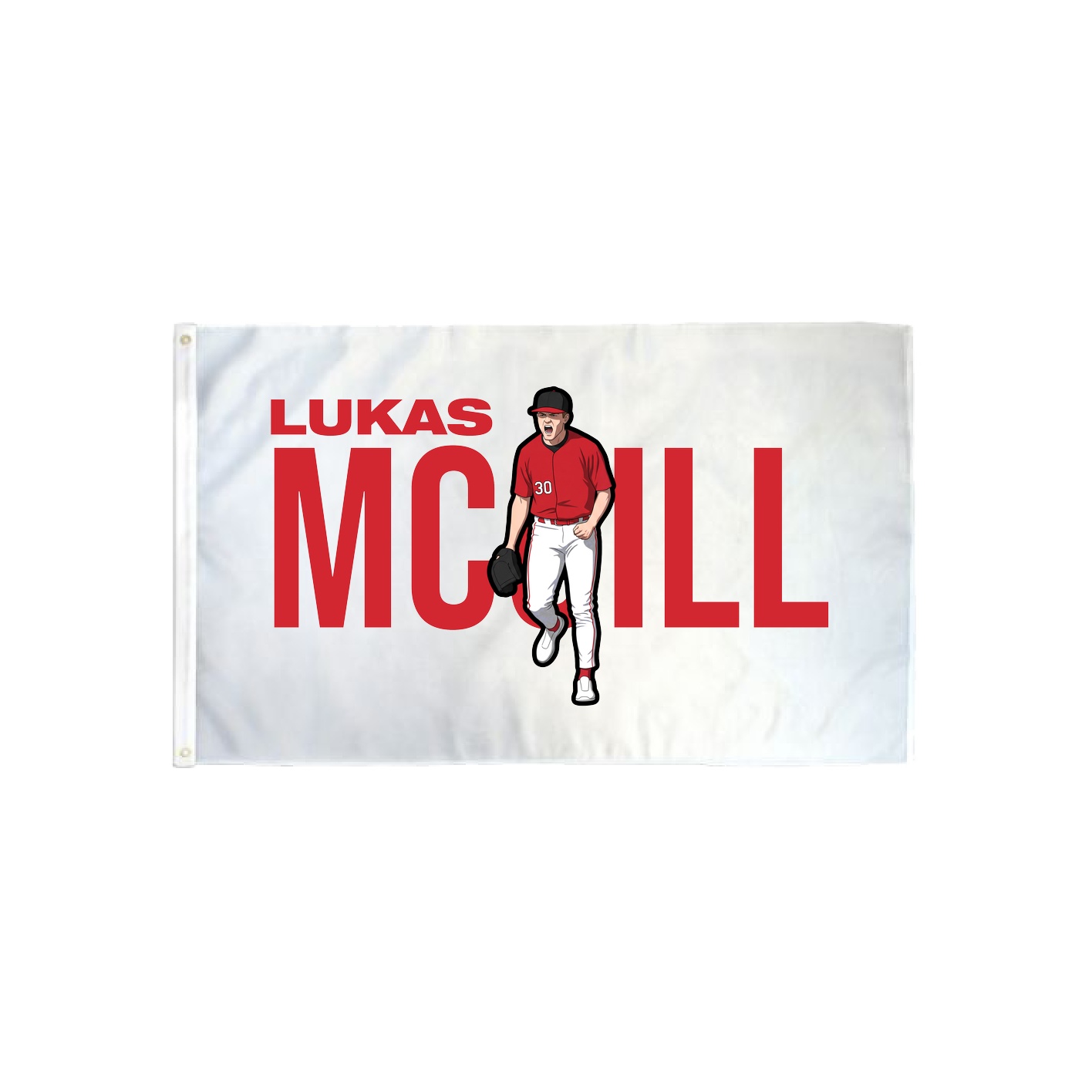 3x5 Flag — Player Name in Classic