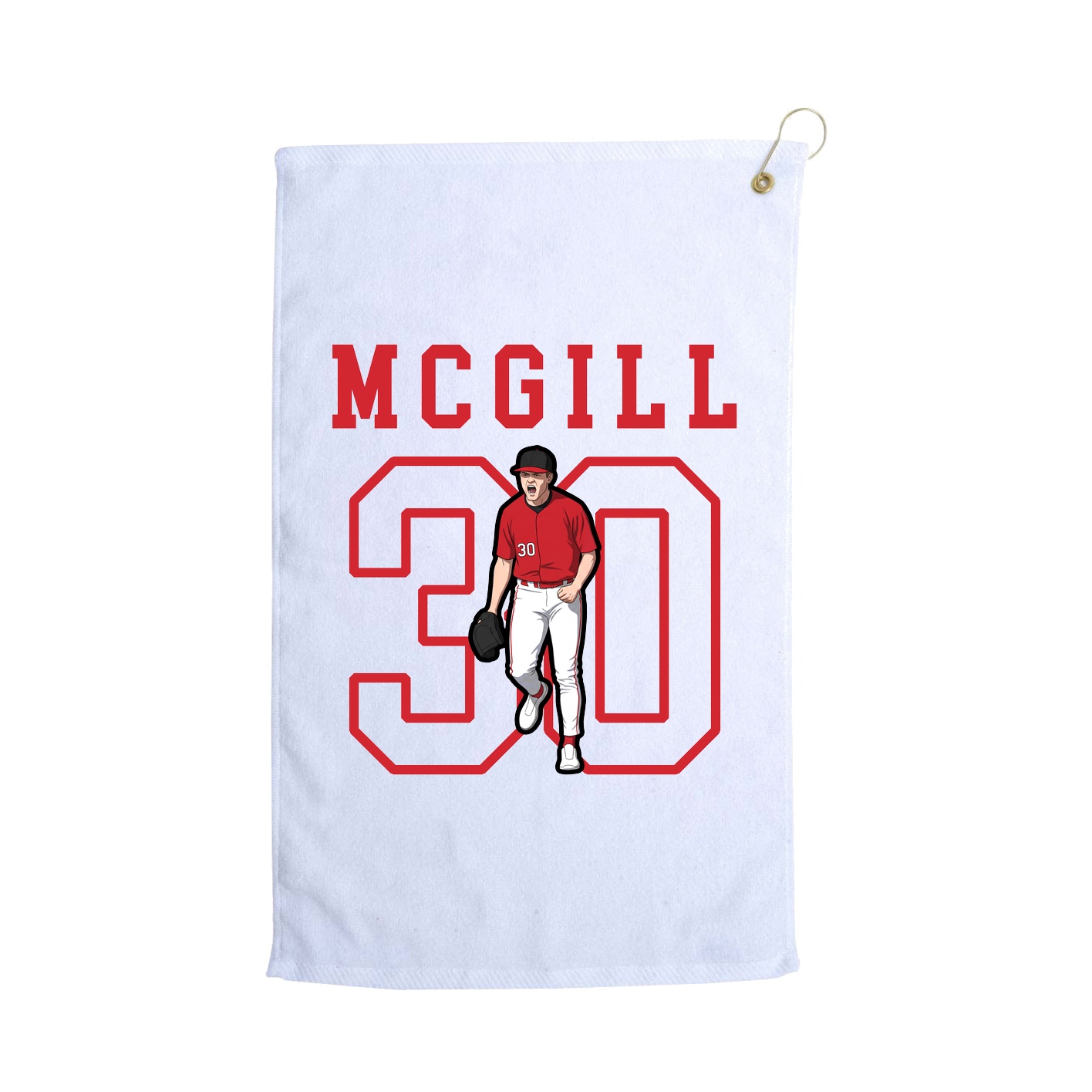 Golf Towel — Shirsey in White