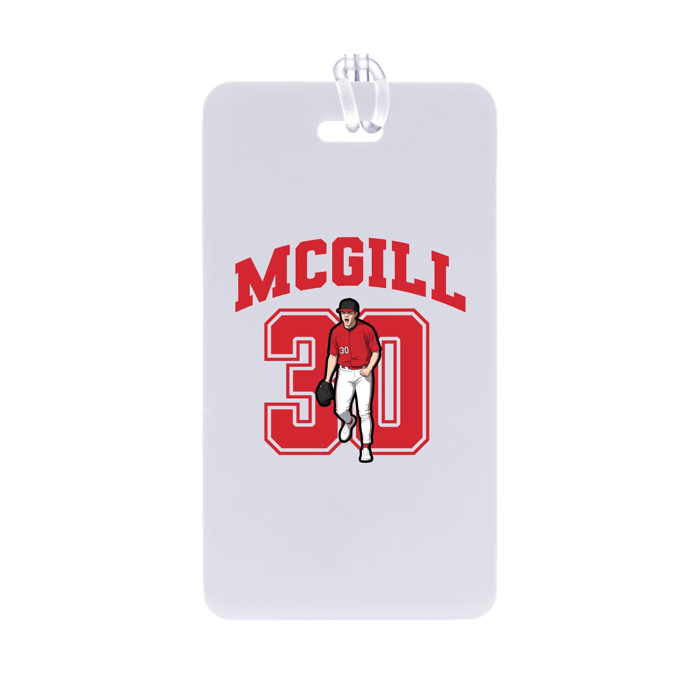 Bag Tag — Number in Classic