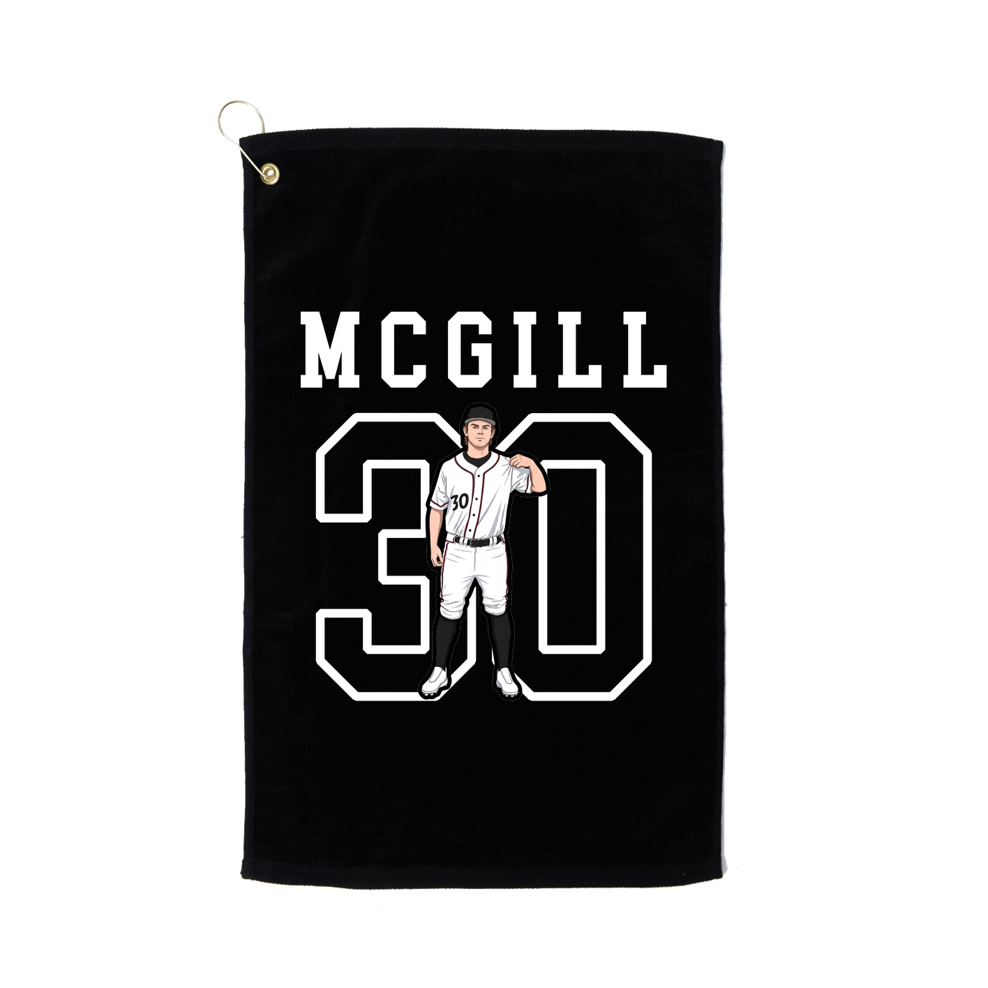 Golf Towel — Shirsey in Black