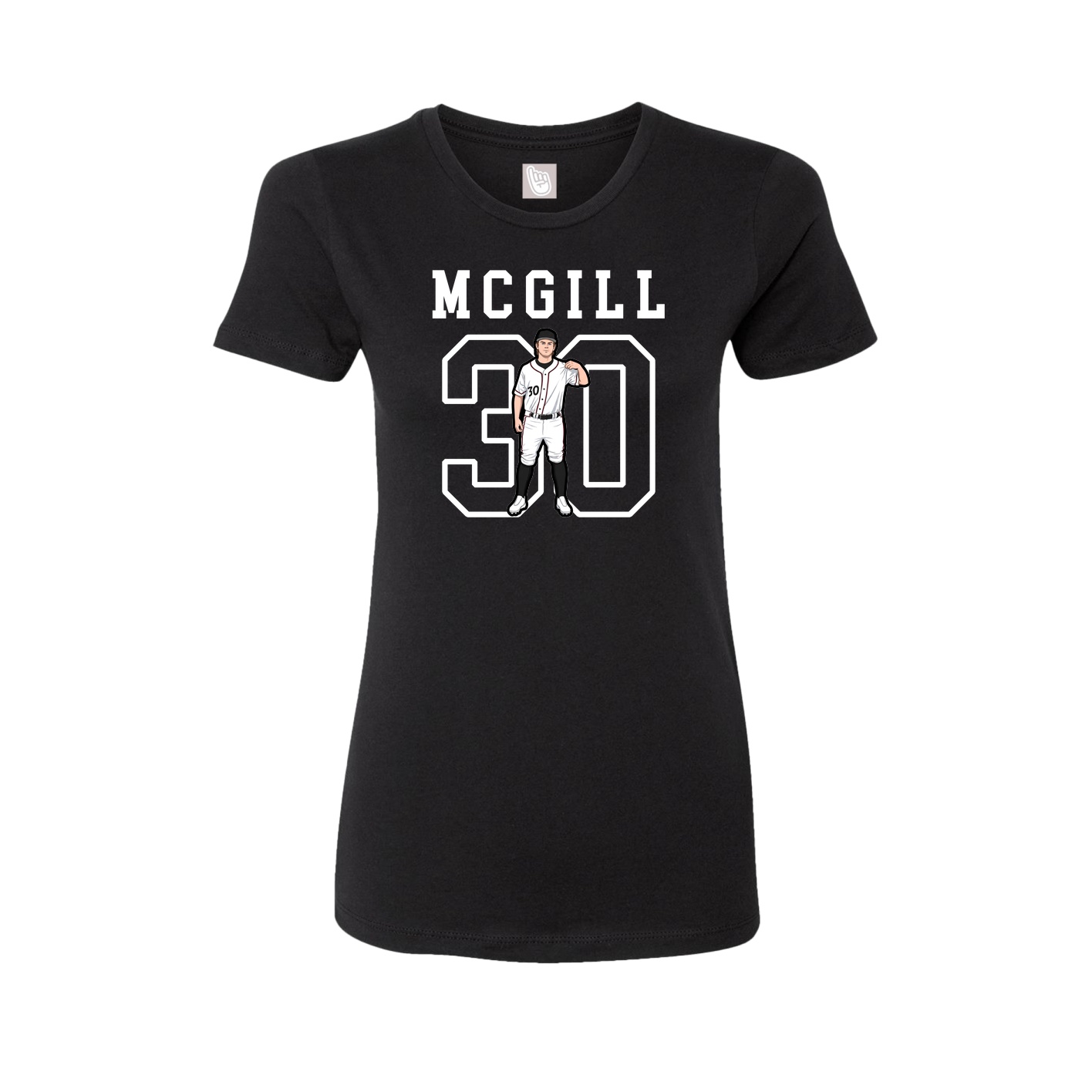 Fitted Women's Tee — Shirsey in Black