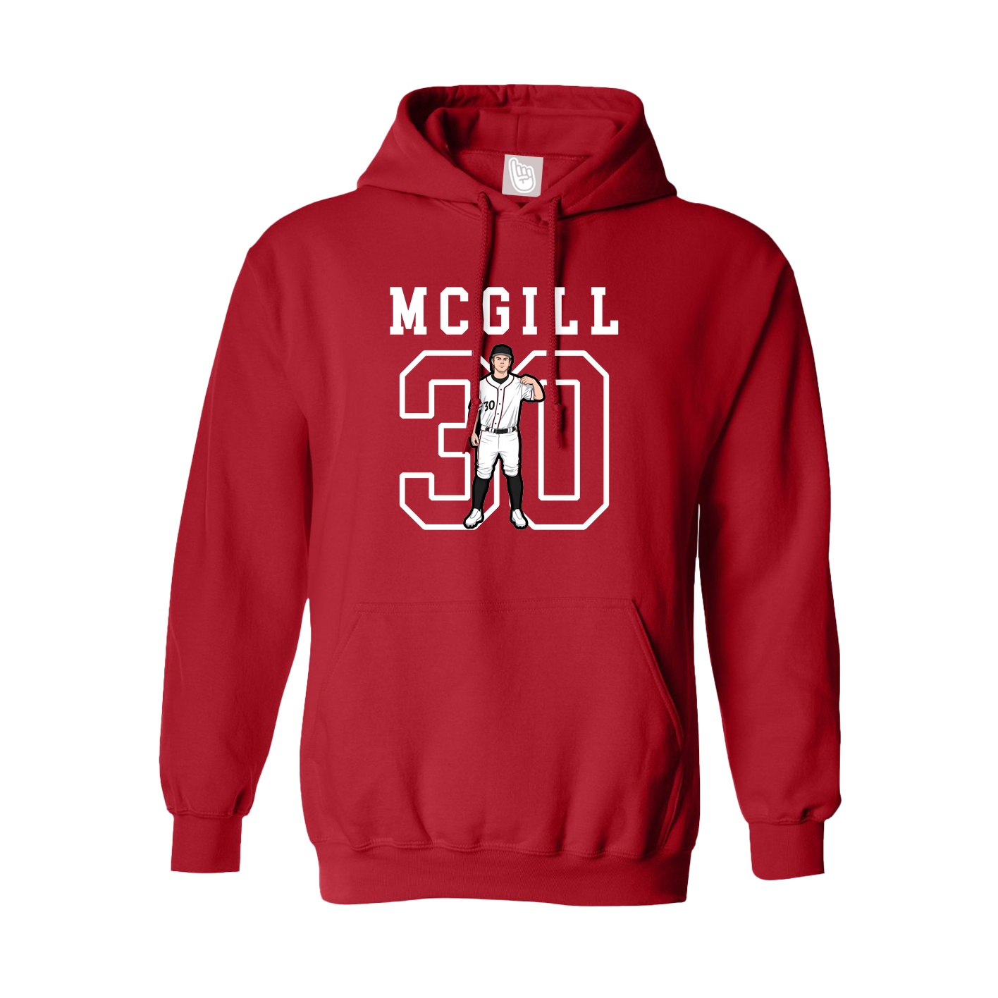 Hoodie — Shirsey in Red