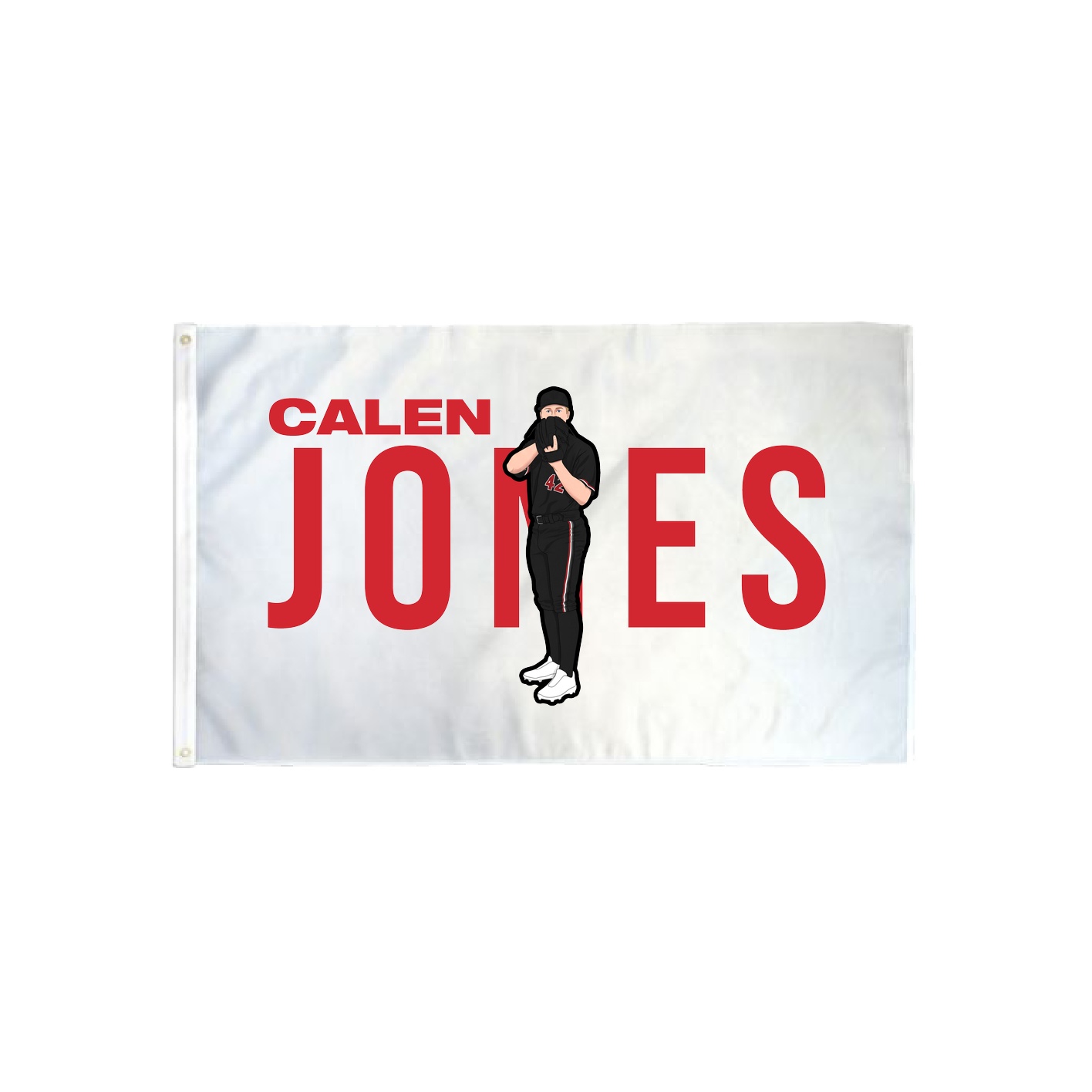 3x5 Flag — Player Name in Classic