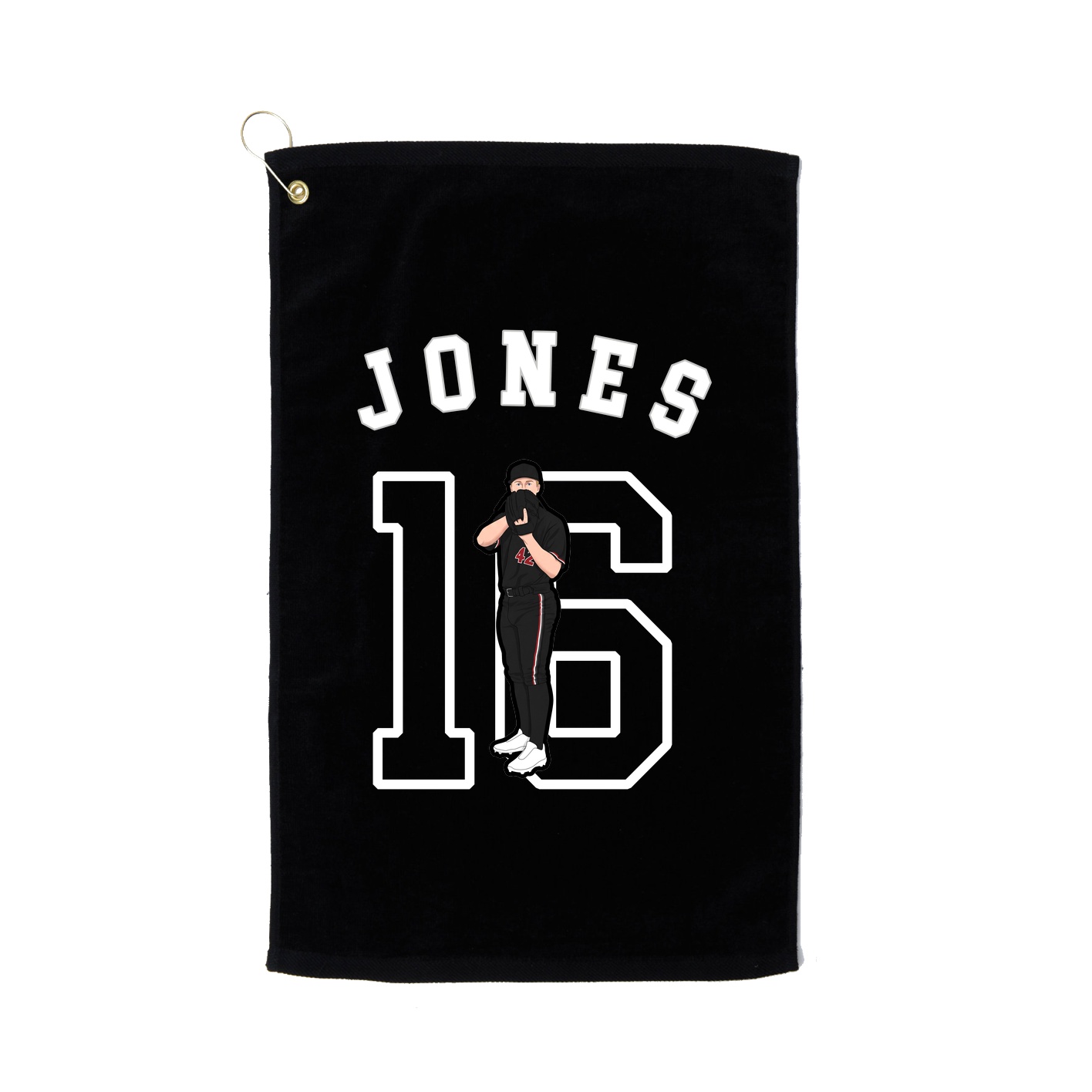 Golf Towel — Shirsey Arch in Black