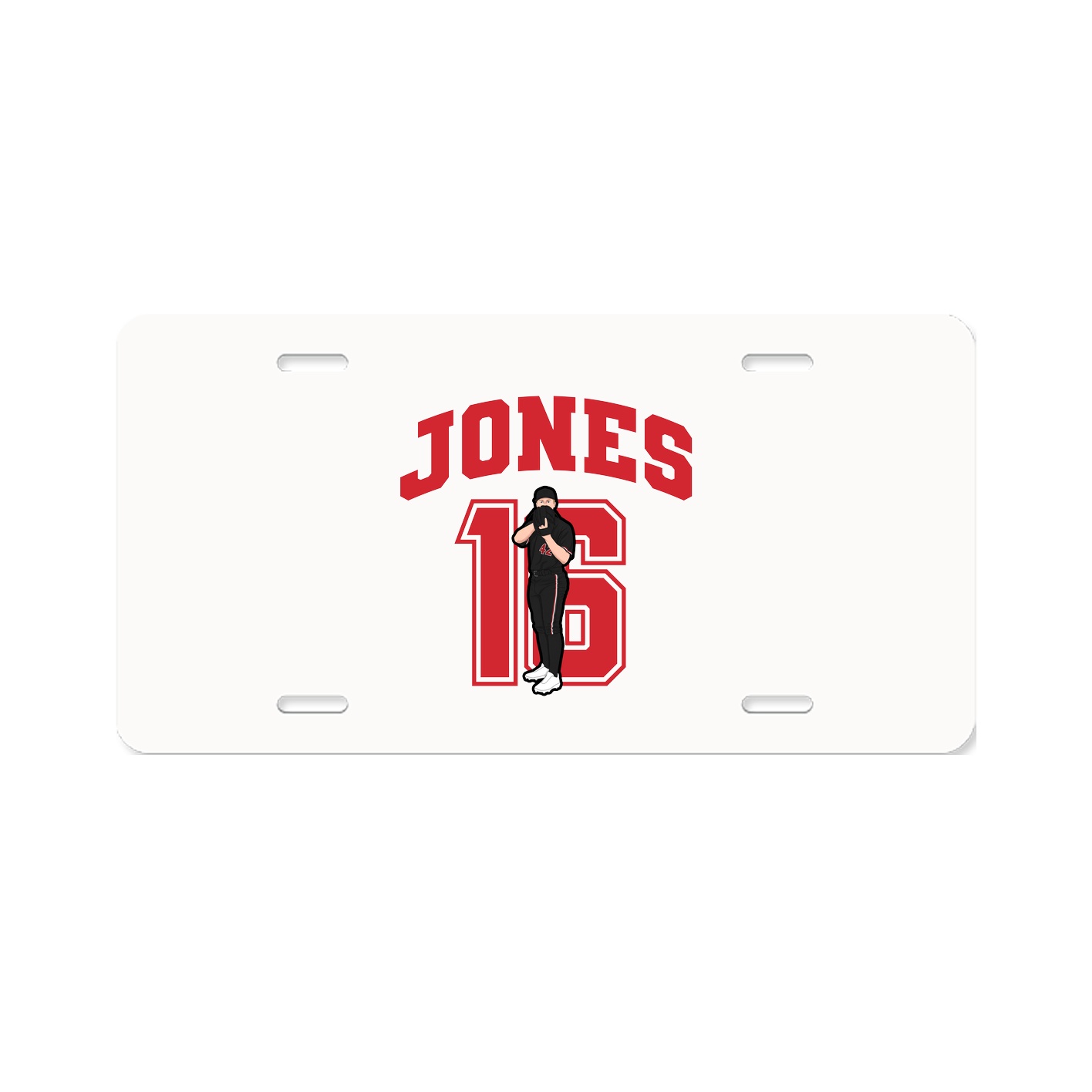 License Plate — Number in Classic