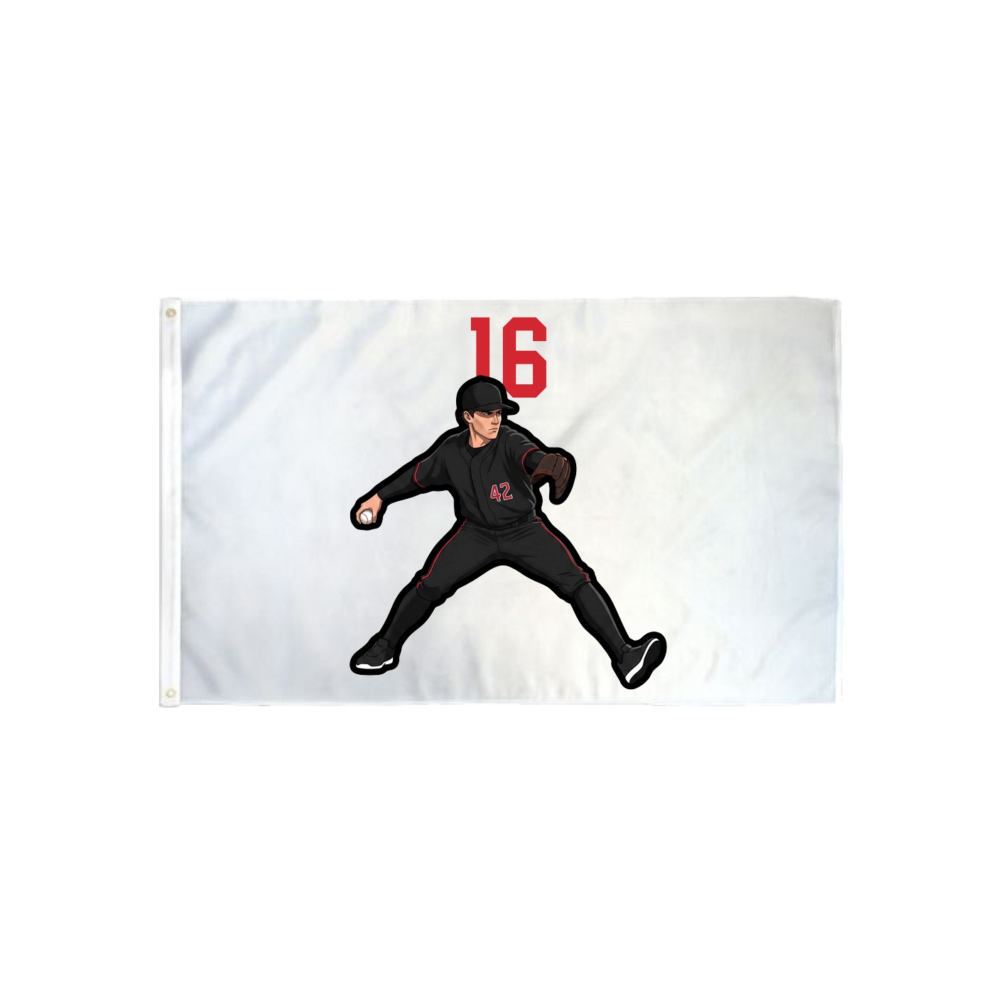 3x5 Flag — Number Top in Classic