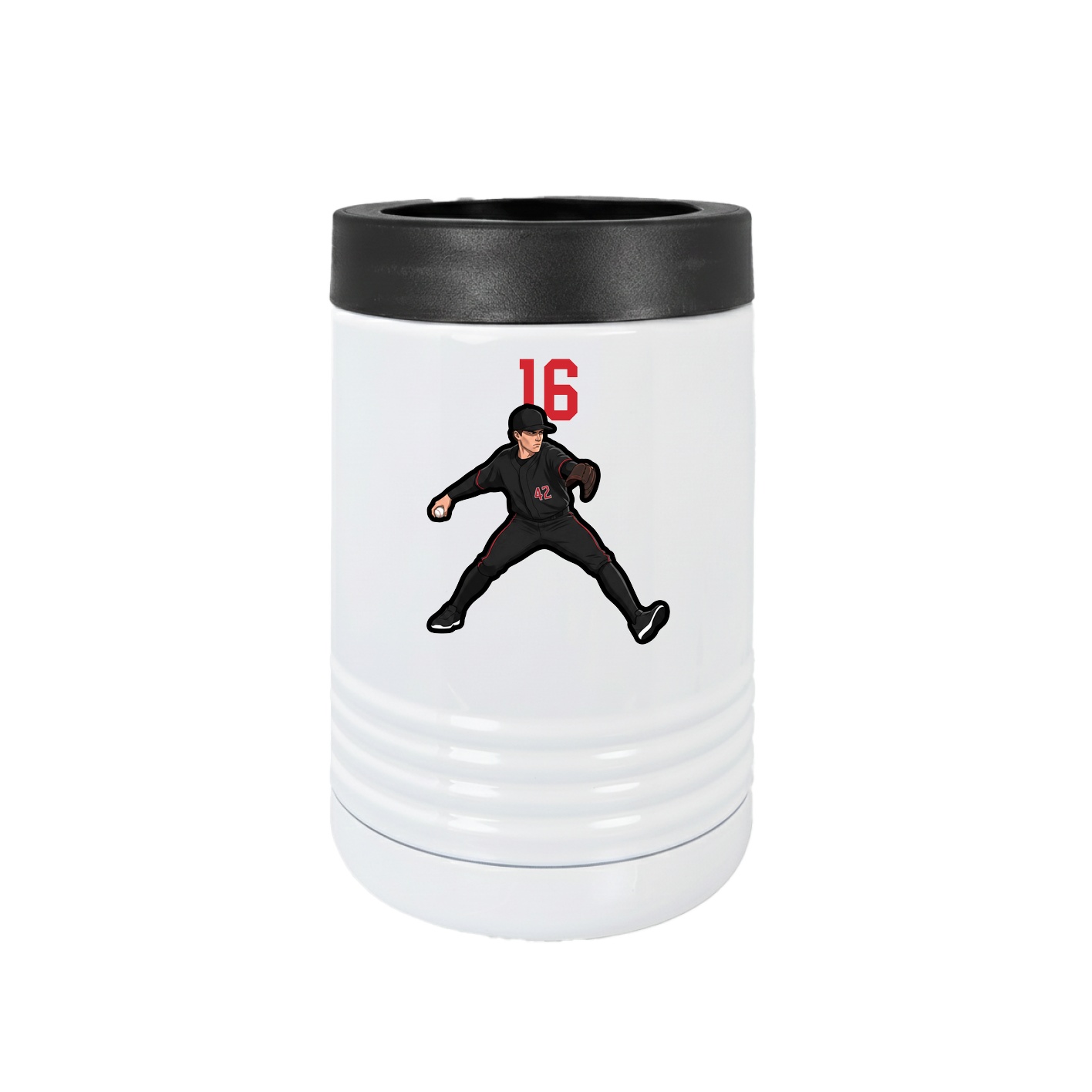 Beverage Holder — Number Top in White
