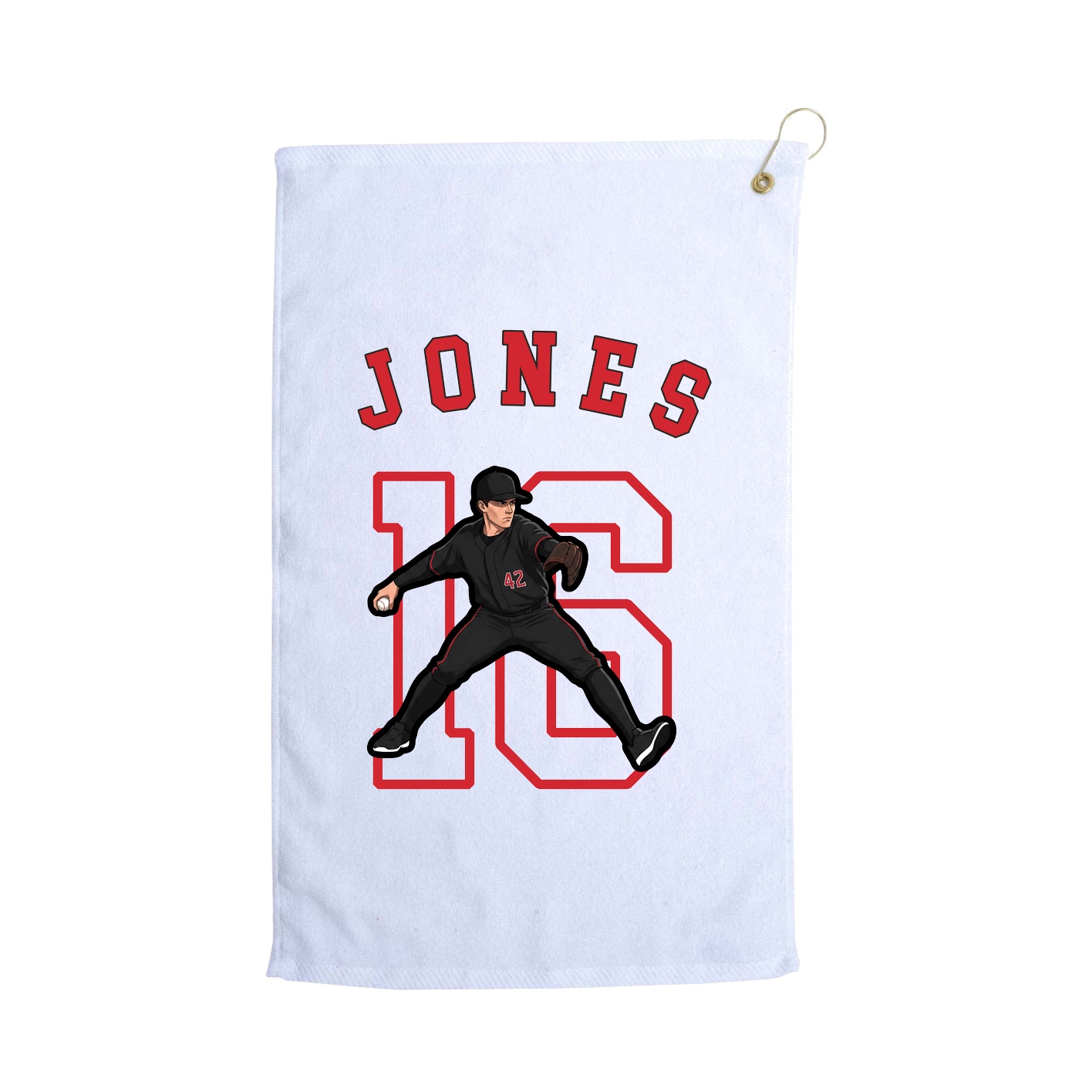 Golf Towel — Shirsey Arch in White