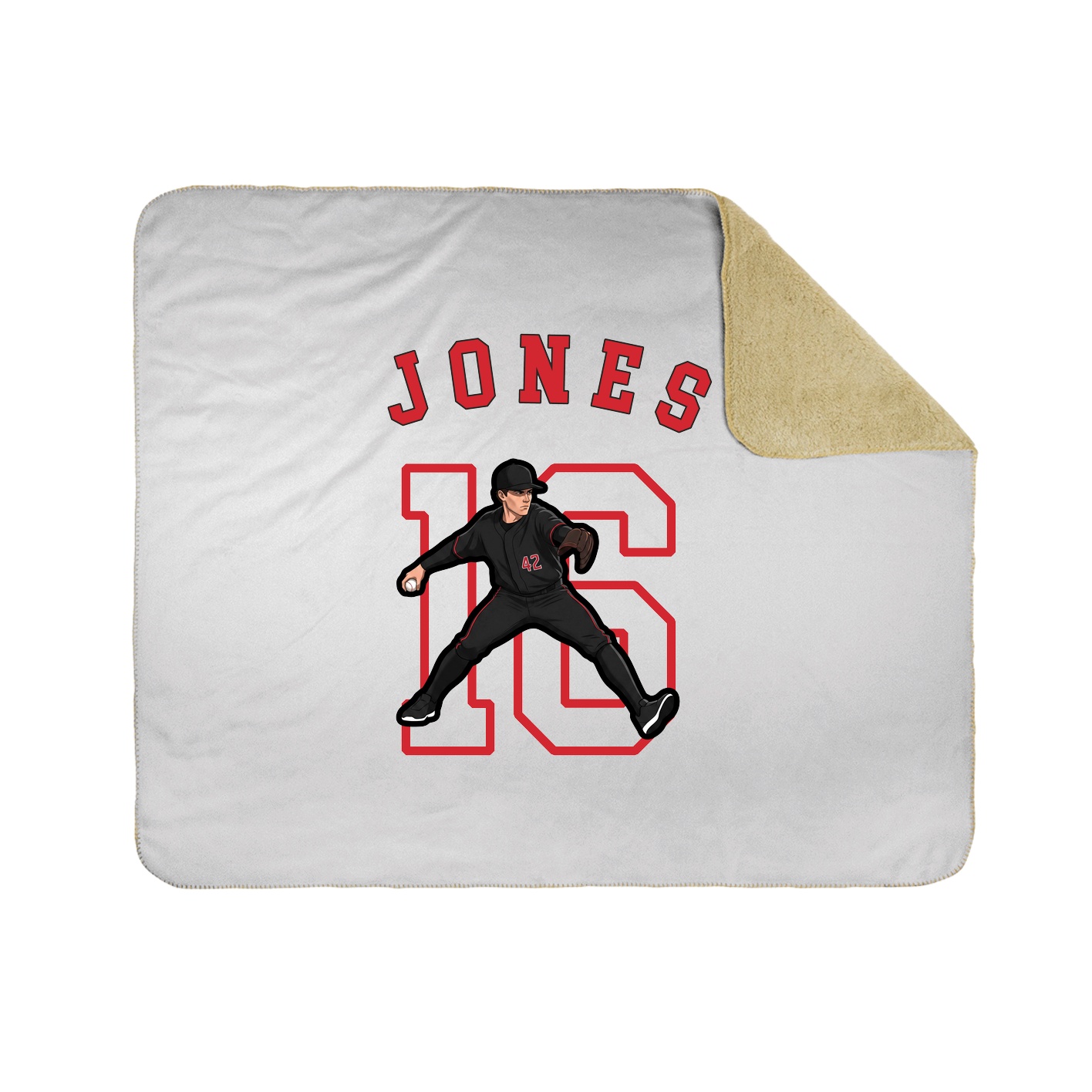 Throw Blanket — Shirsey Arch in White