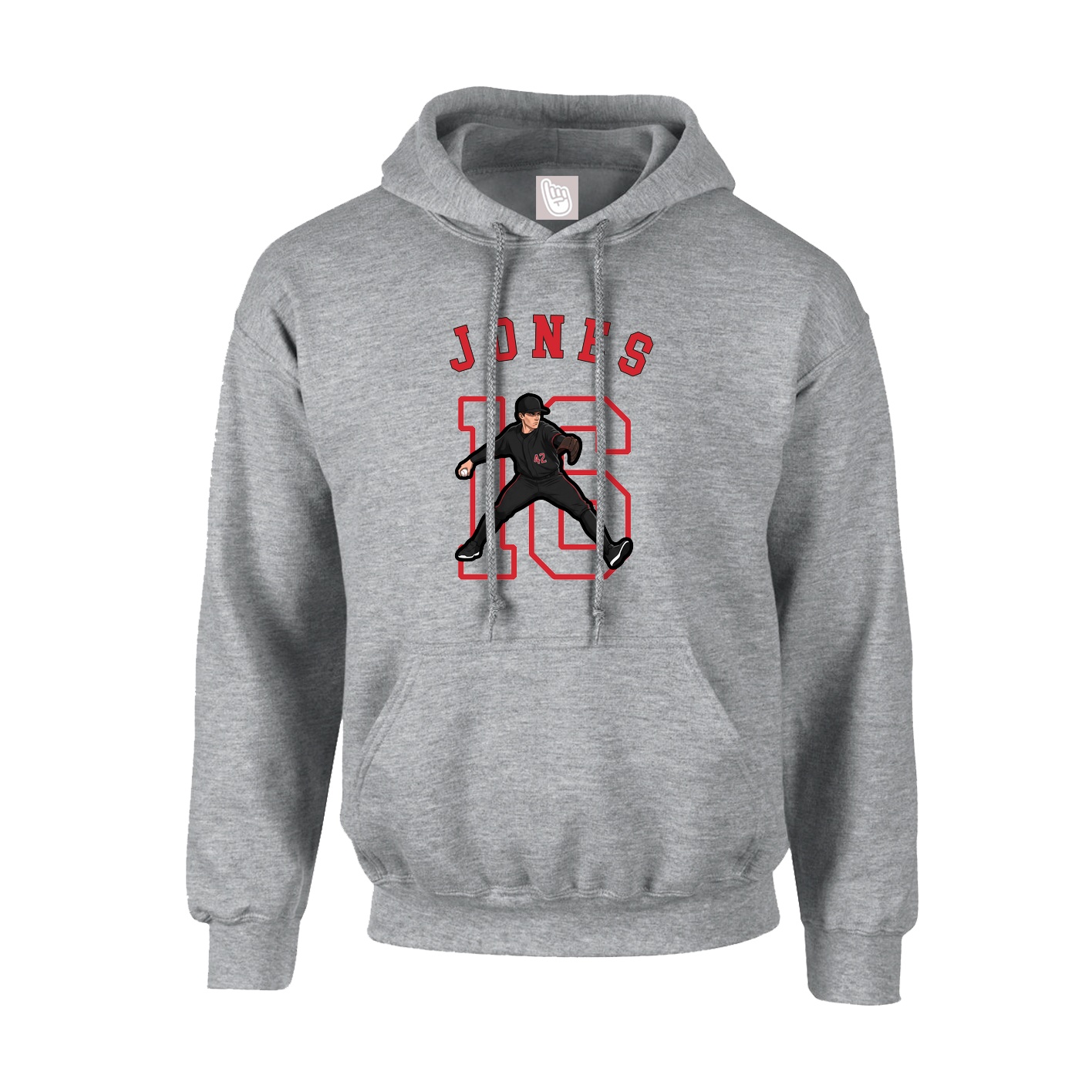 Youth Hoodie — Shirsey Arch in Grey