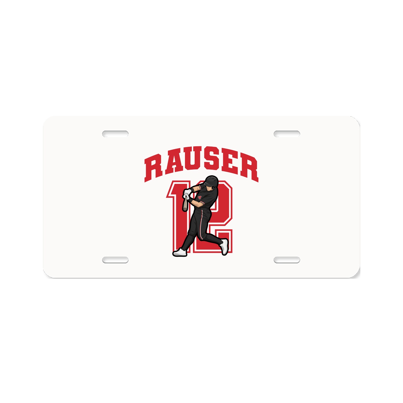 License Plate — Number in Classic