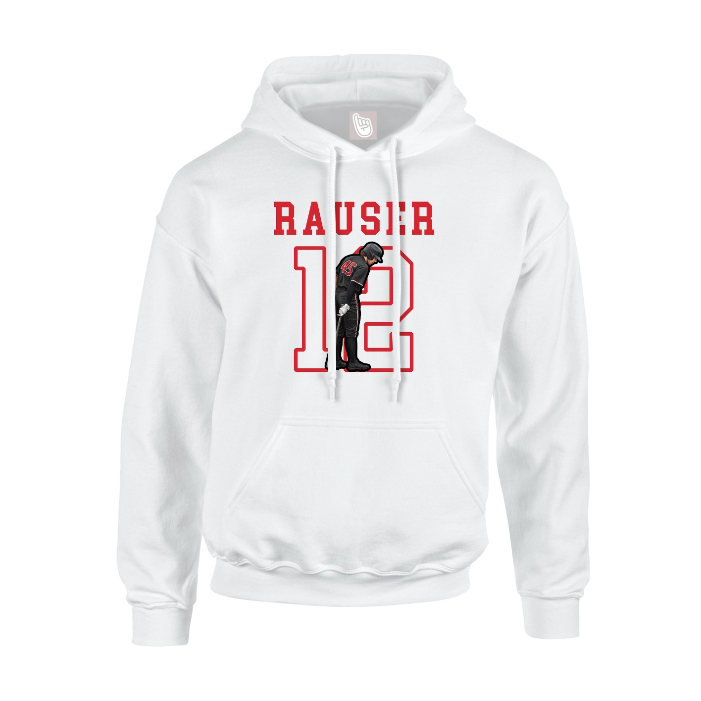 Hoodie — Shirsey in White