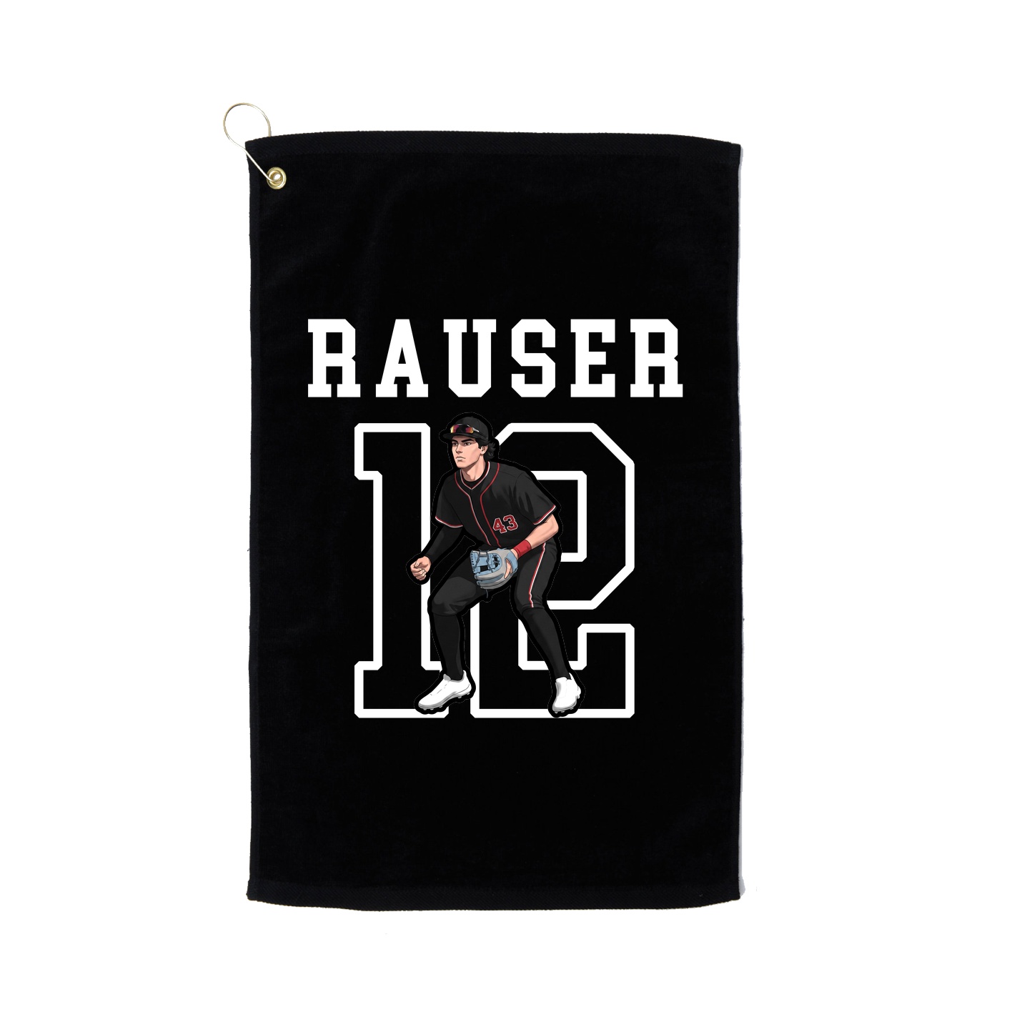 Golf Towel — Shirsey in Black