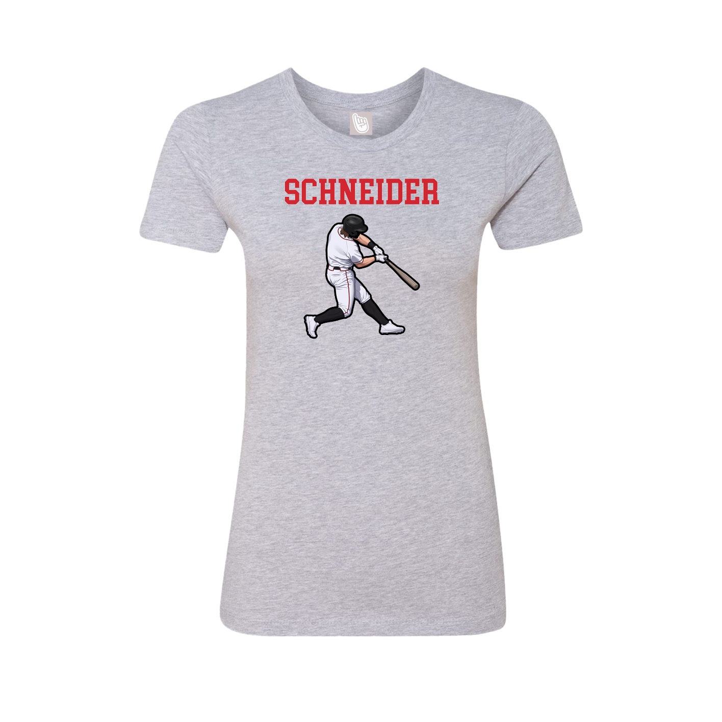 Fitted Women's Tee — Shirsey in Grey