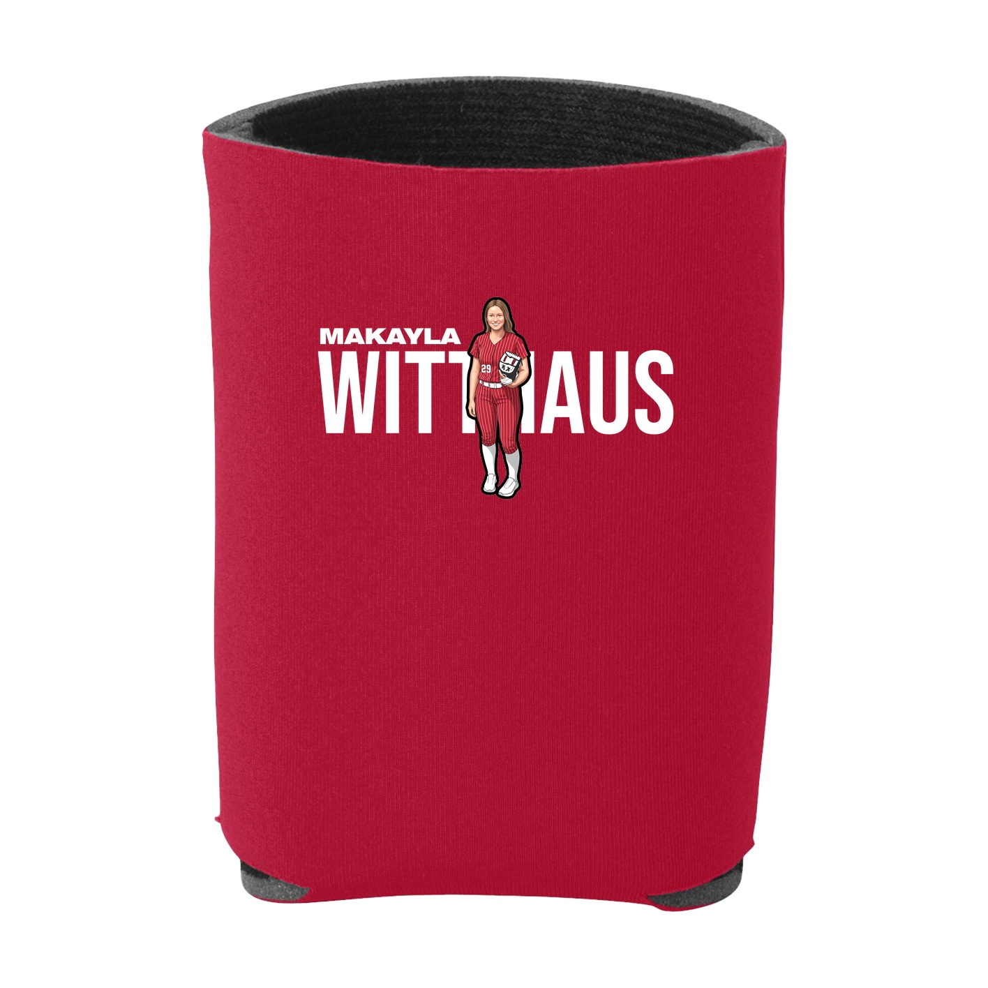 Can Holder — Player Name in Red