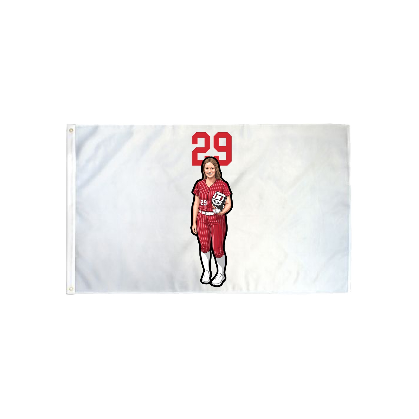 3x5 Flag — Number Top in Classic
