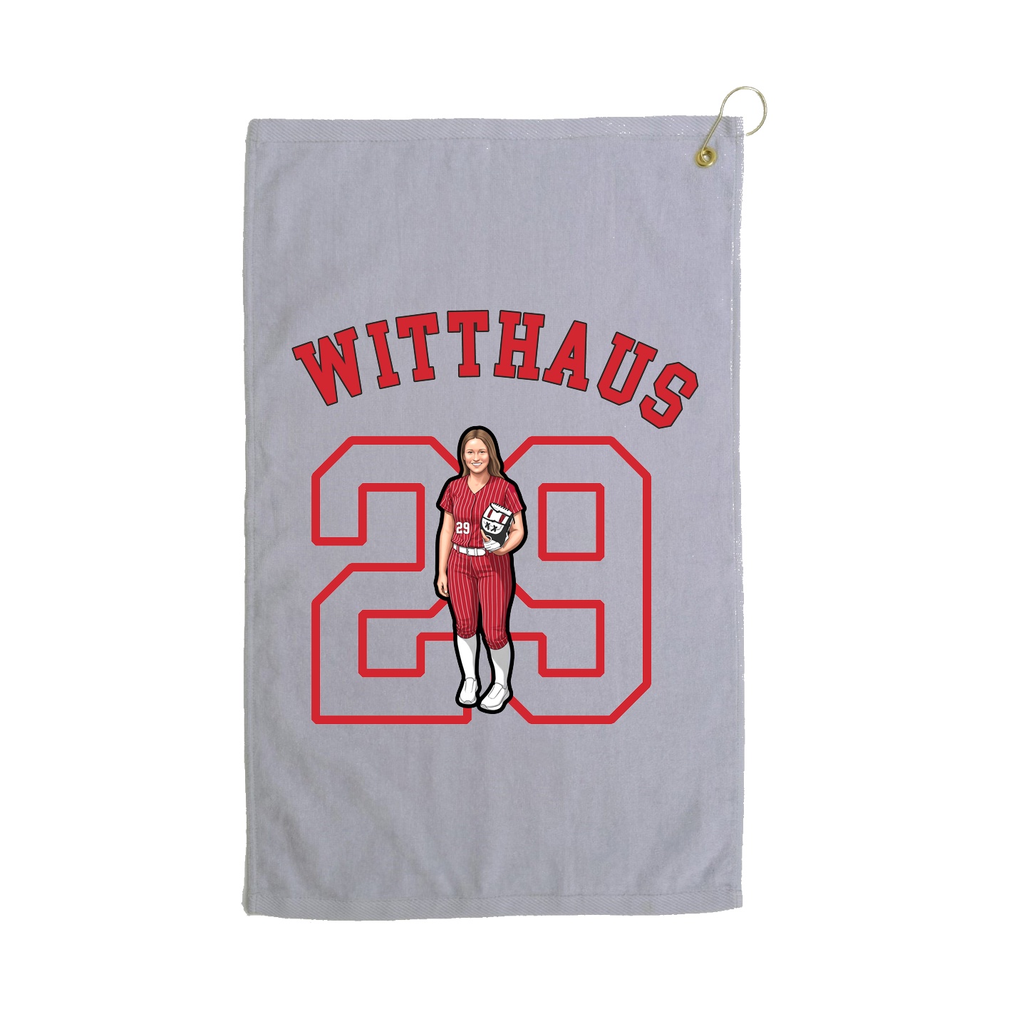 Golf Towel — Shirsey Arch in Grey