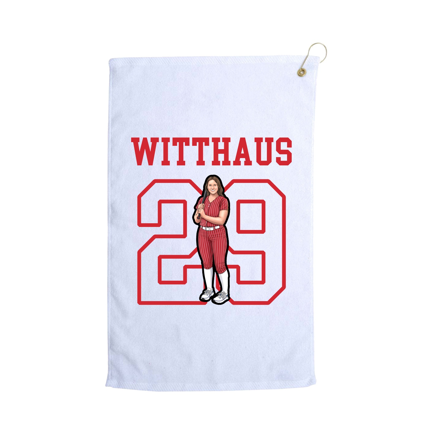 Golf Towel — Shirsey in White