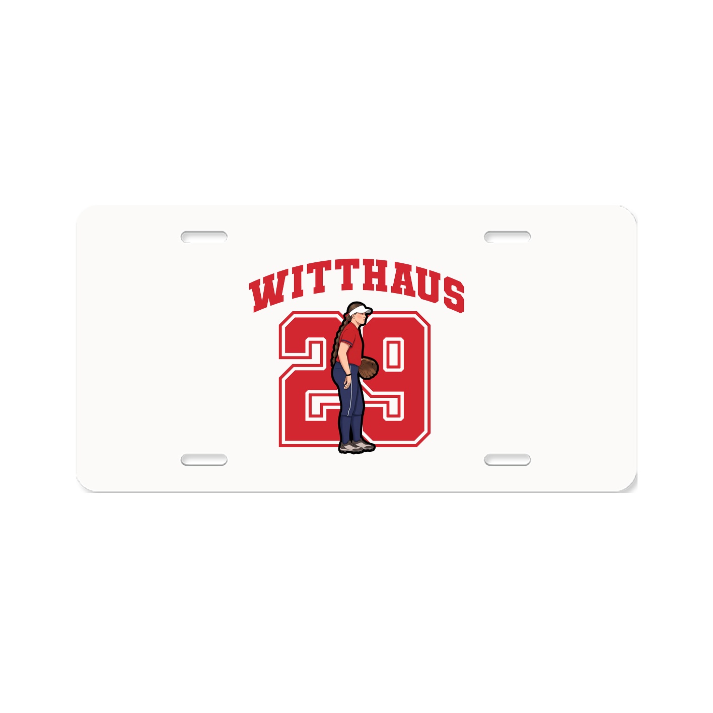 License Plate — Number in Classic