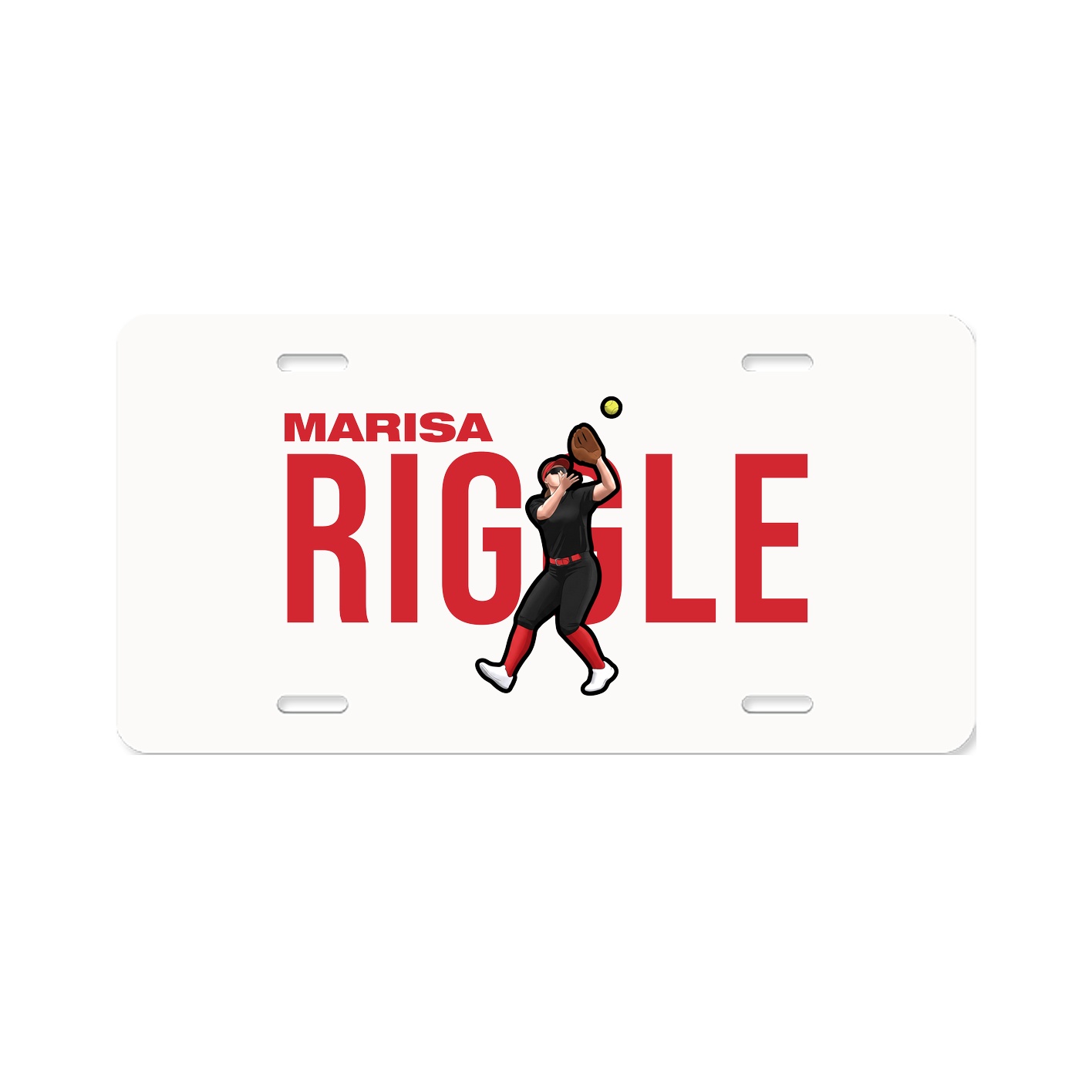 License Plate — Player Name in Classic