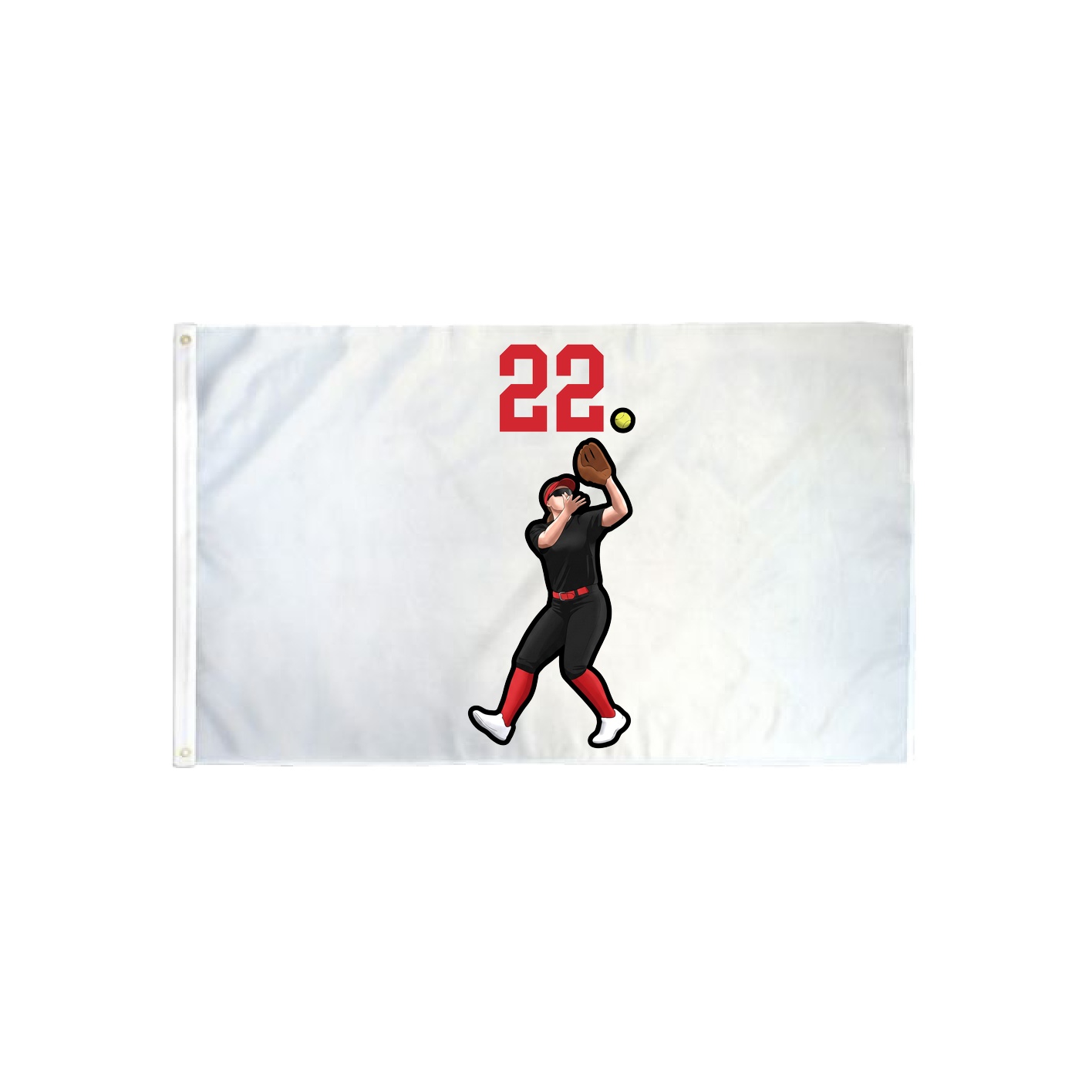 3x5 Flag — Number Top in Classic