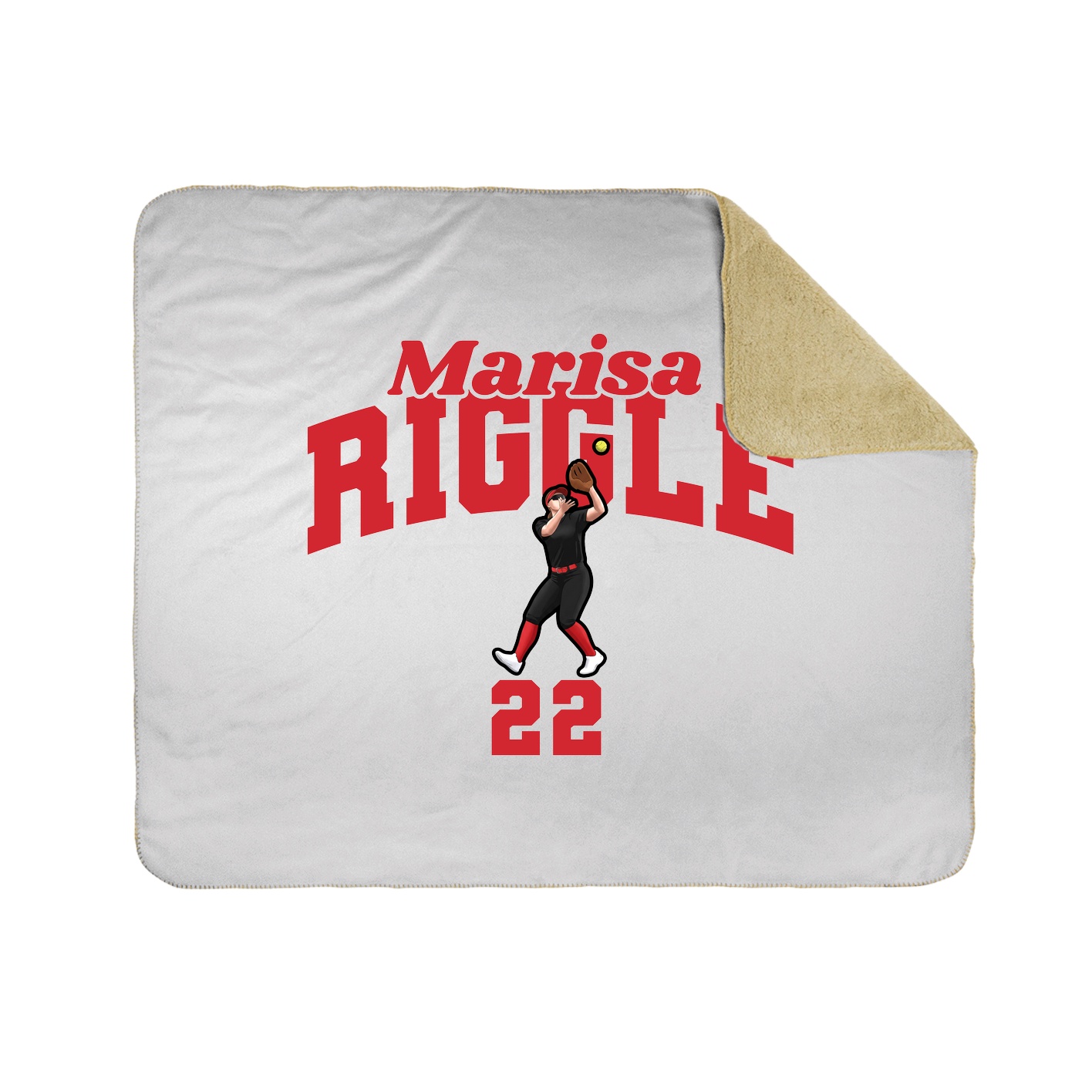 Throw Blanket — Signature Arch in White