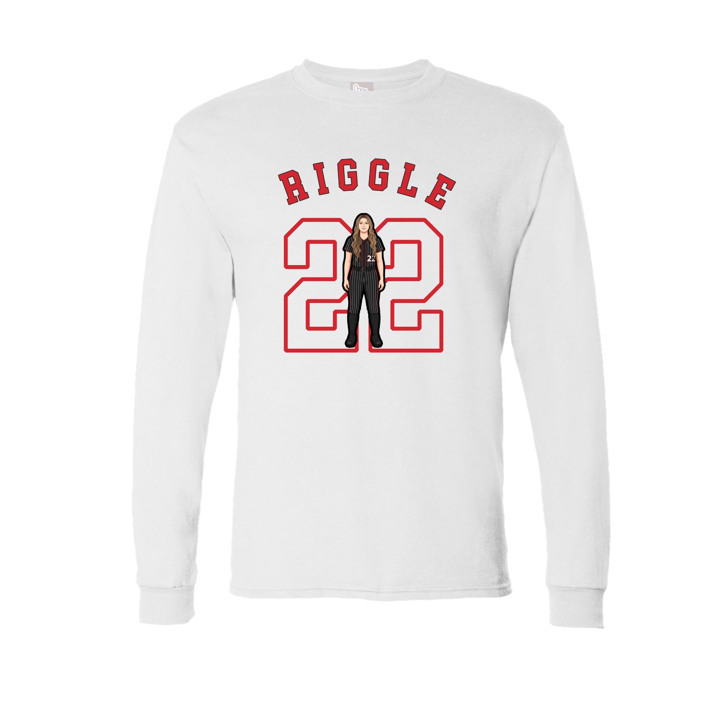 Long Sleeve Tee — Shirsey Arch in White