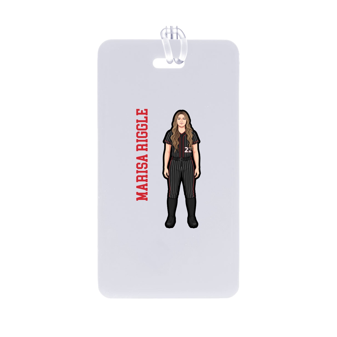 Bag Tag — Name Vertical in Classic