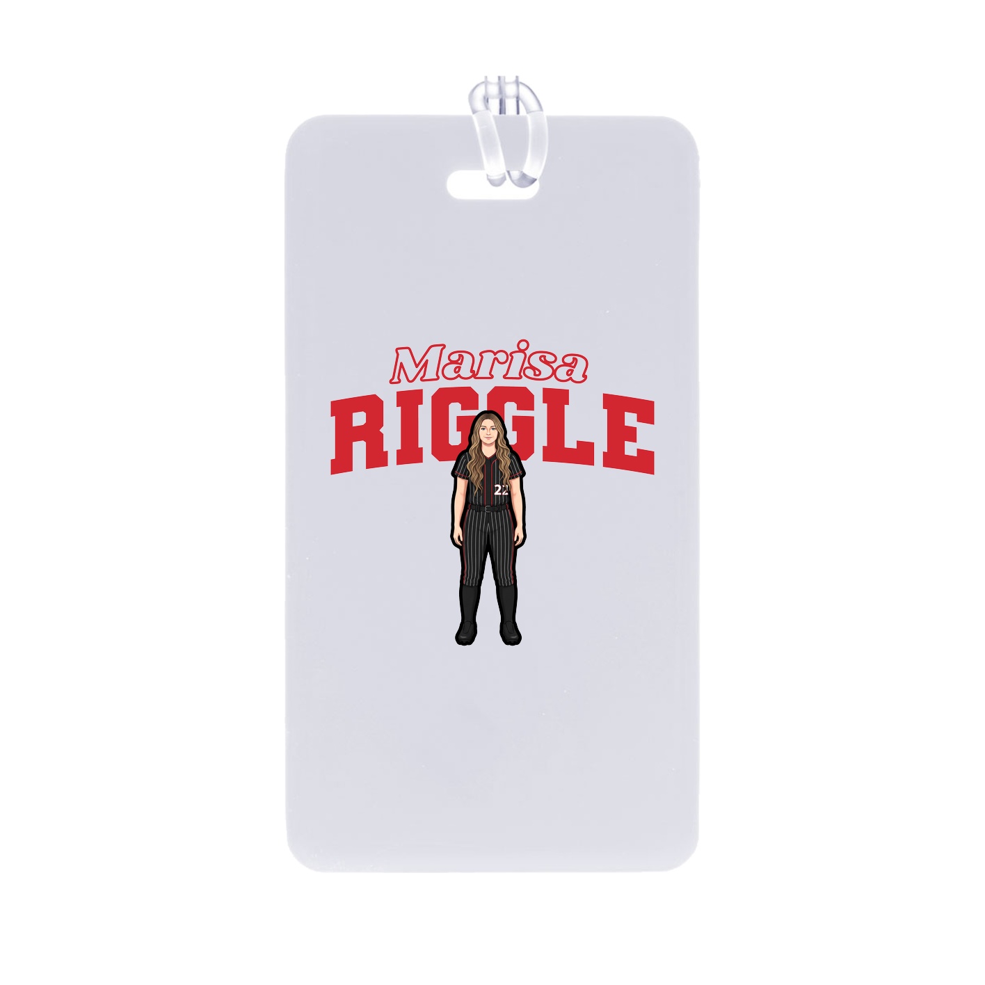 Bag Tag — Name Arch in Classic