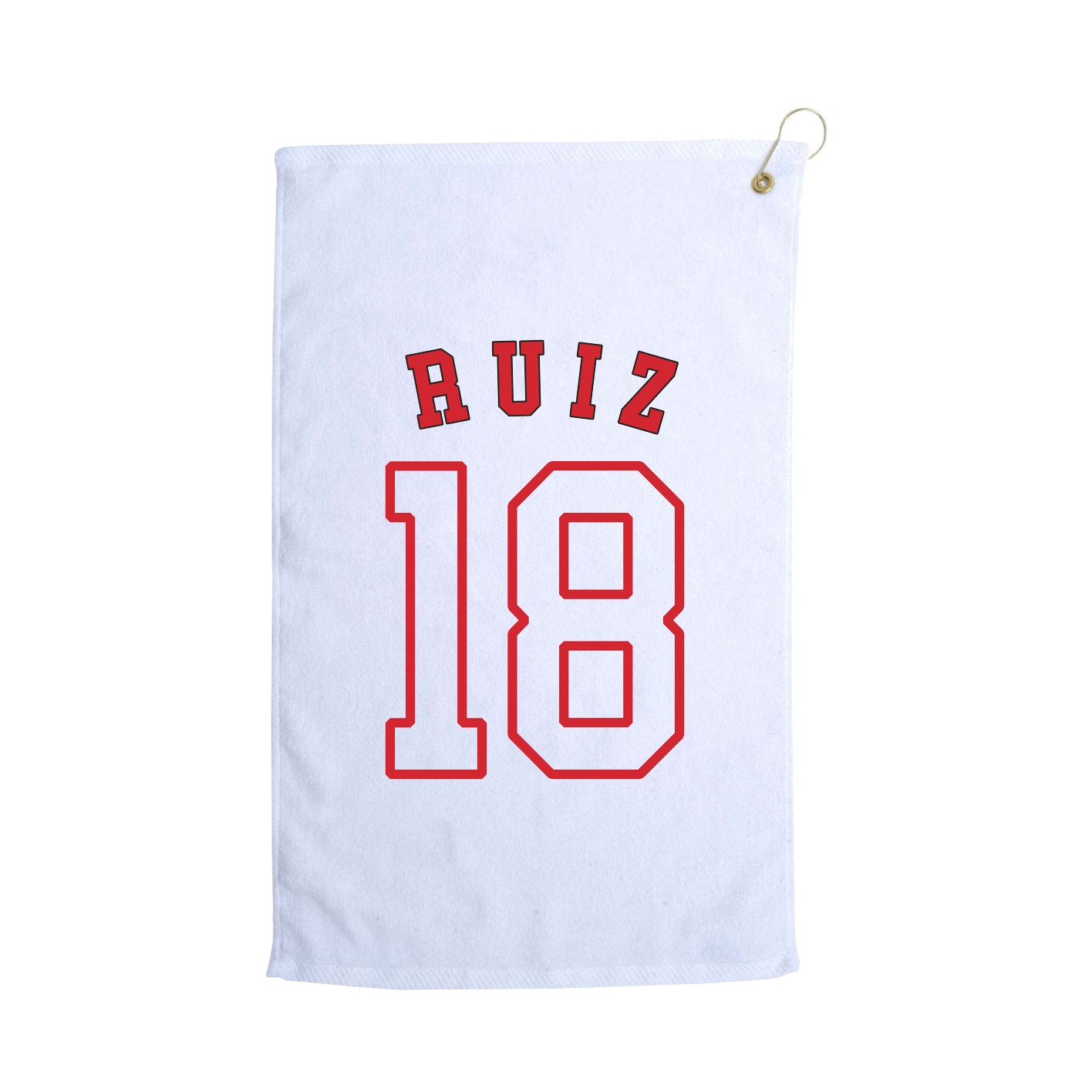 Golf Towel — Shirsey Arch in White