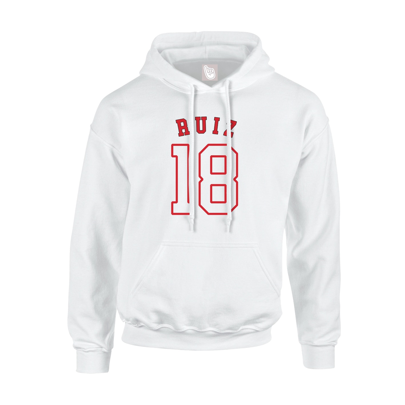 Youth Hoodie — Shirsey Arch in White