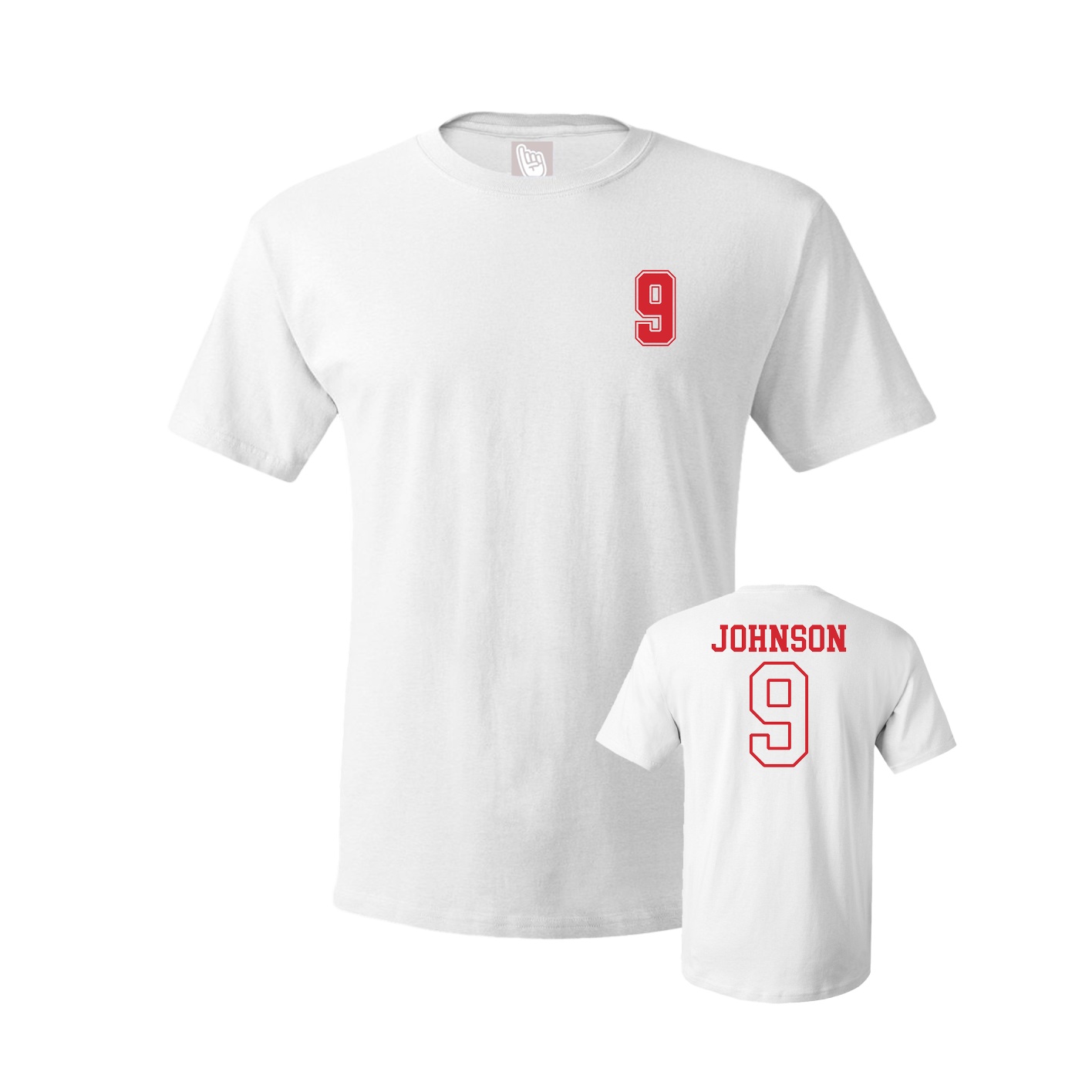 Youth Tee — Chest Back in White