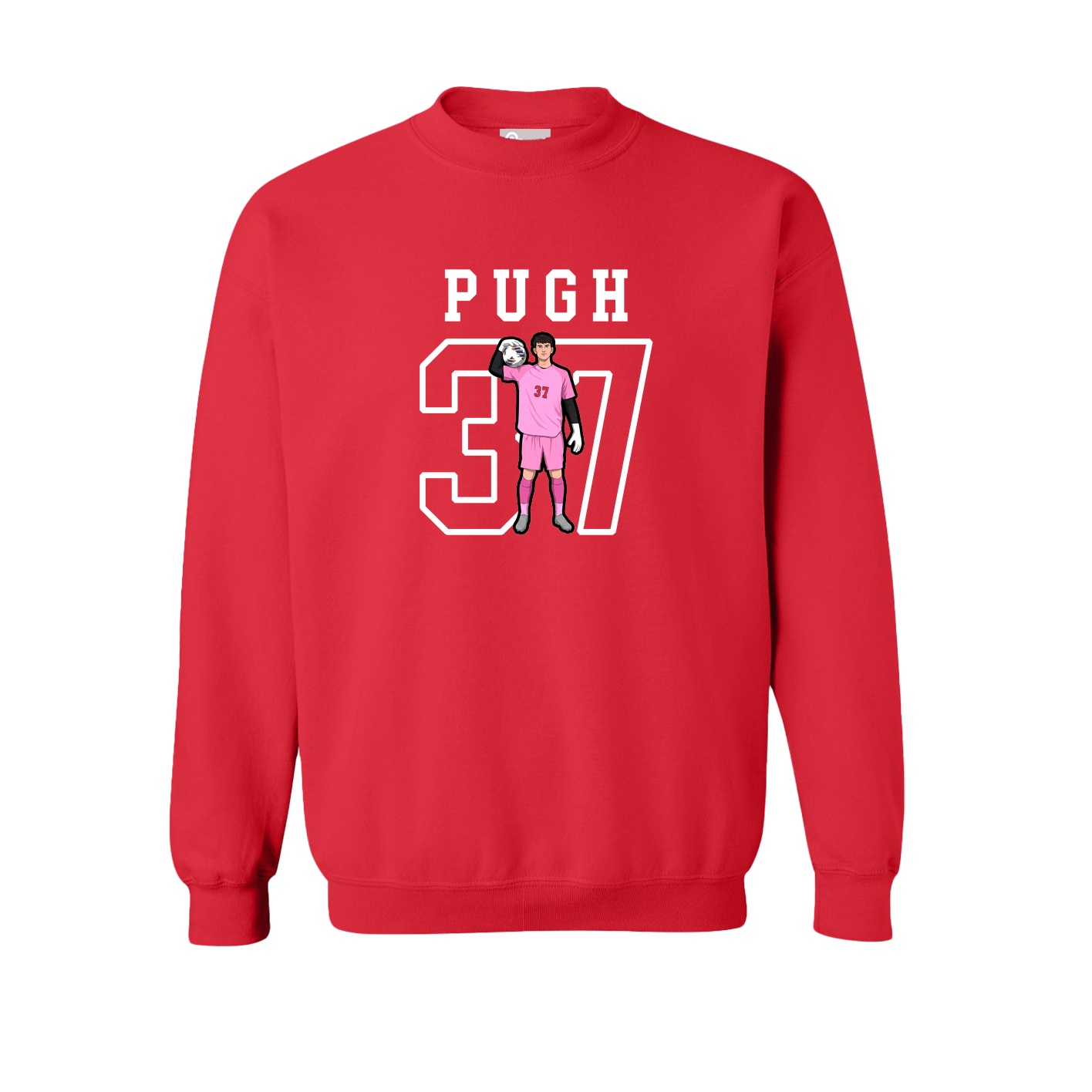 Fleece Crew — Shirsey in Red