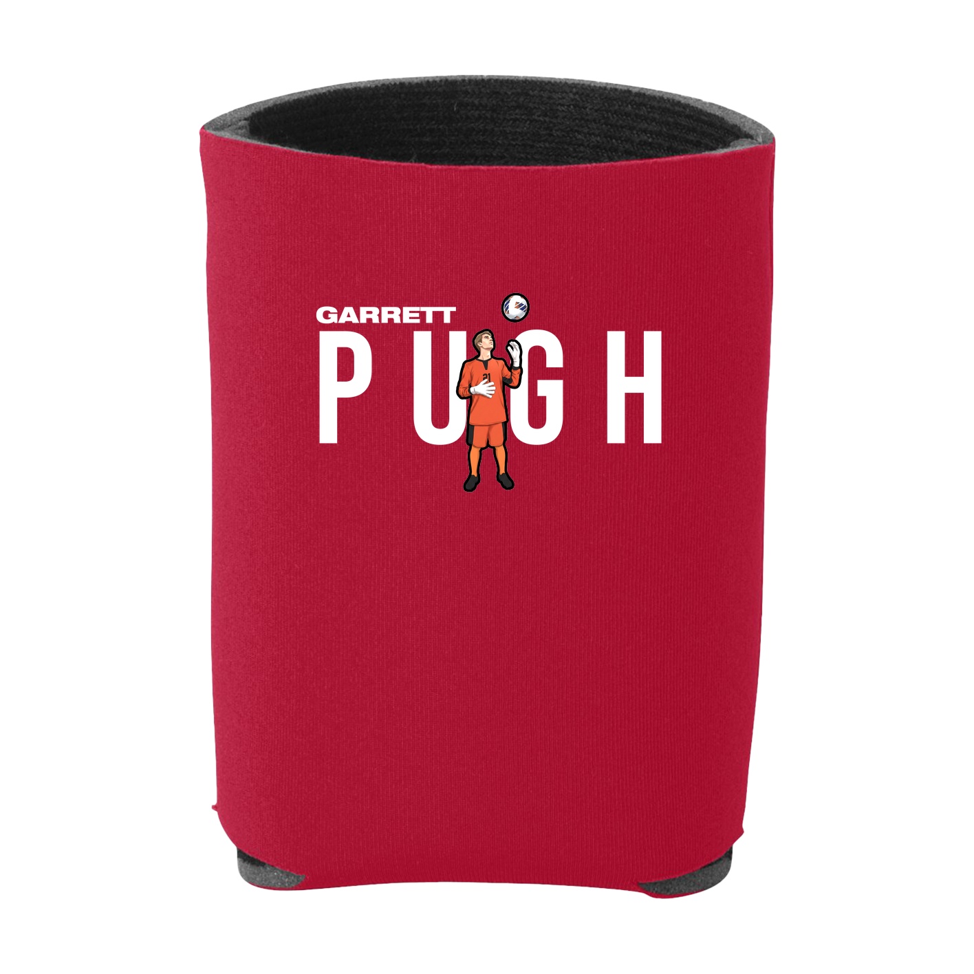 Can Holder — Player Name in Red