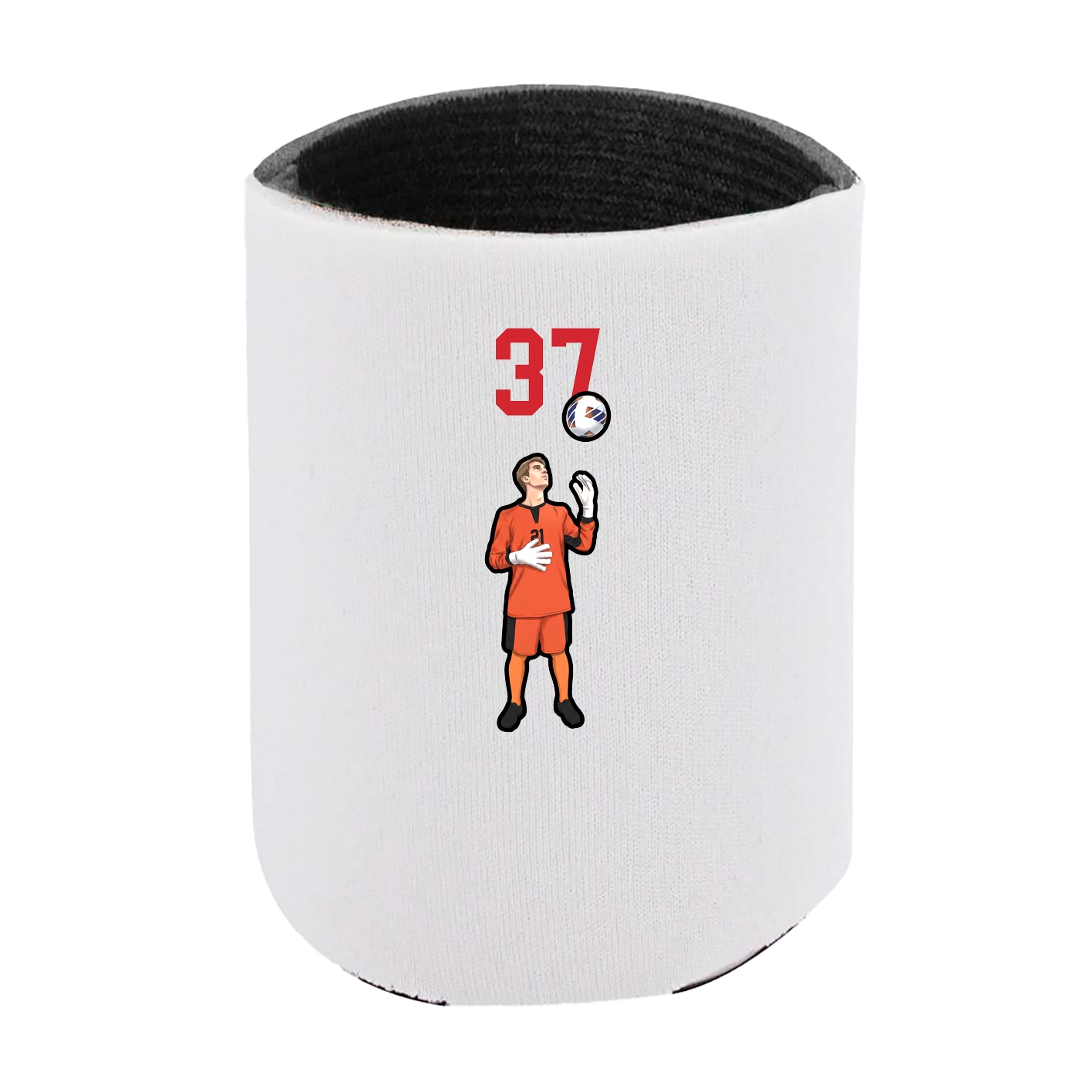 Can Holder — Number Top in White