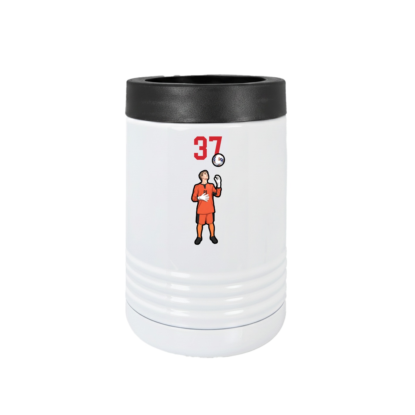 Beverage Holder — Number Top in White