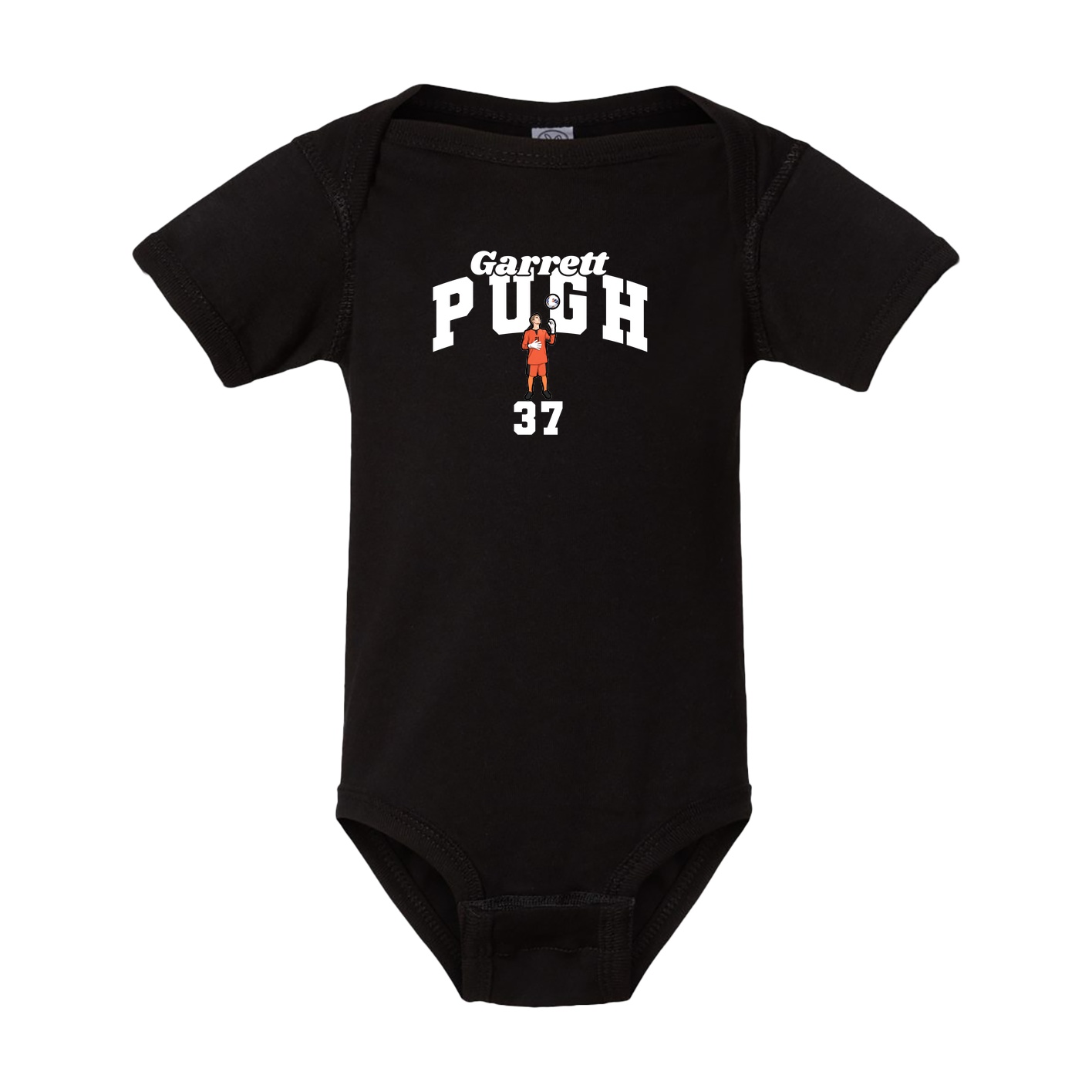 Baby Onesie — Signature Arch in Black