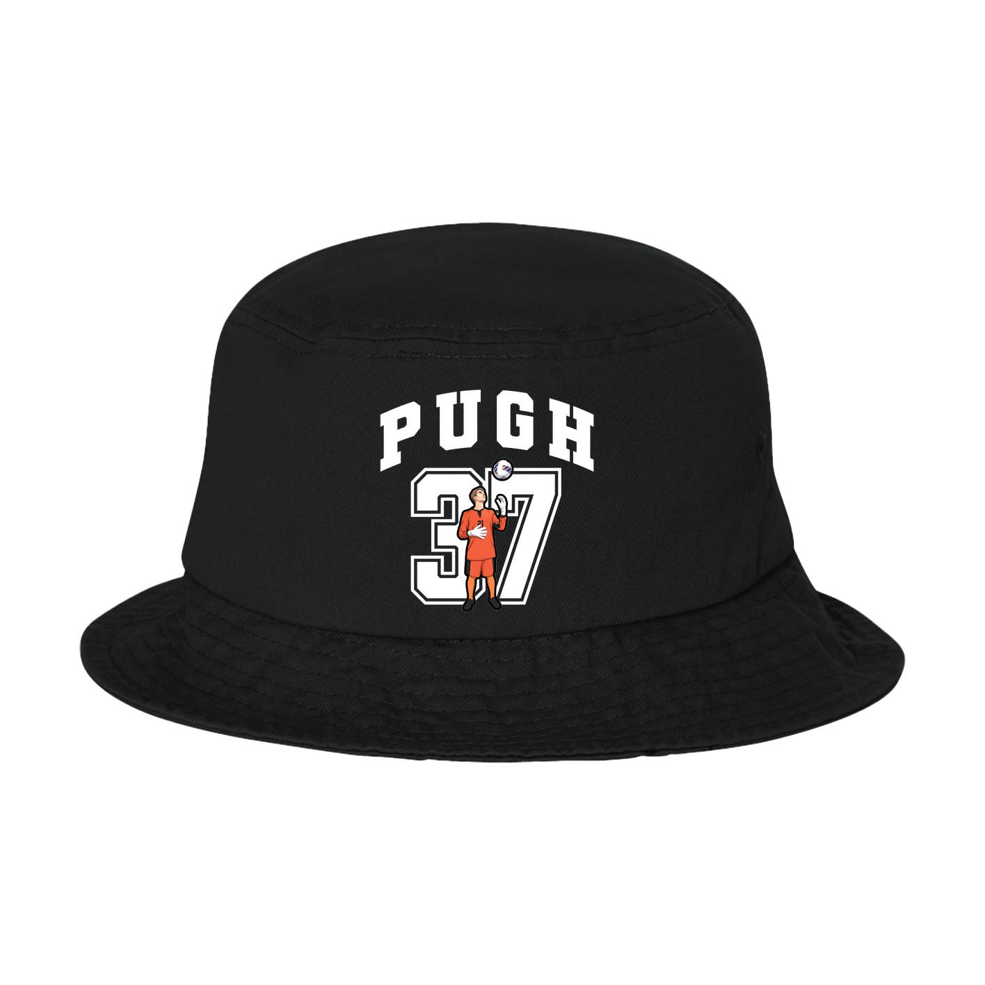 Bucket Cap — Number in Black