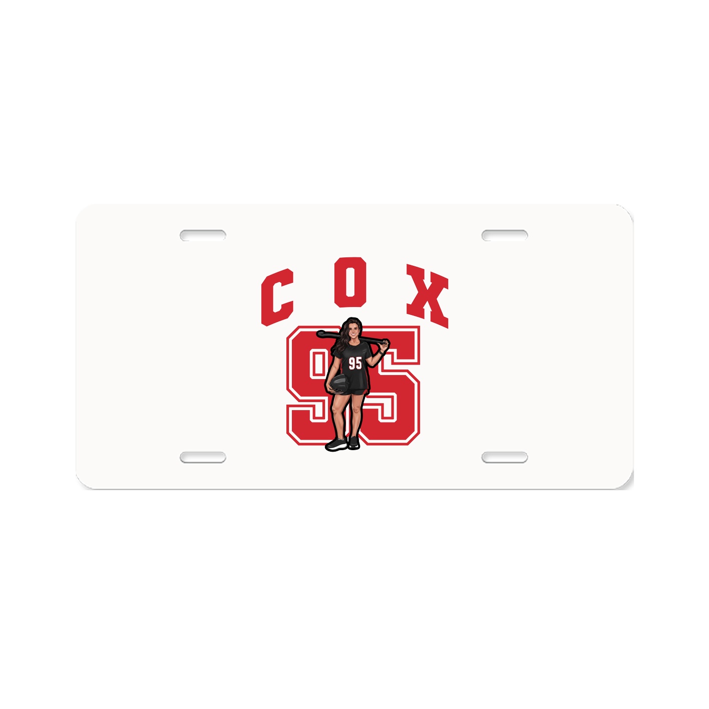 License Plate — Number in Classic