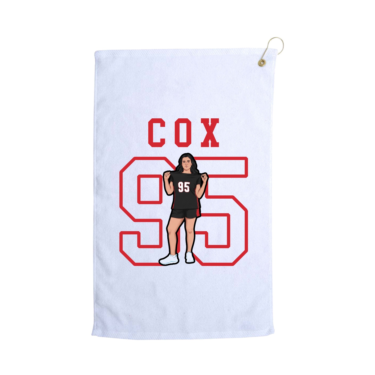 Golf Towel — Shirsey in White