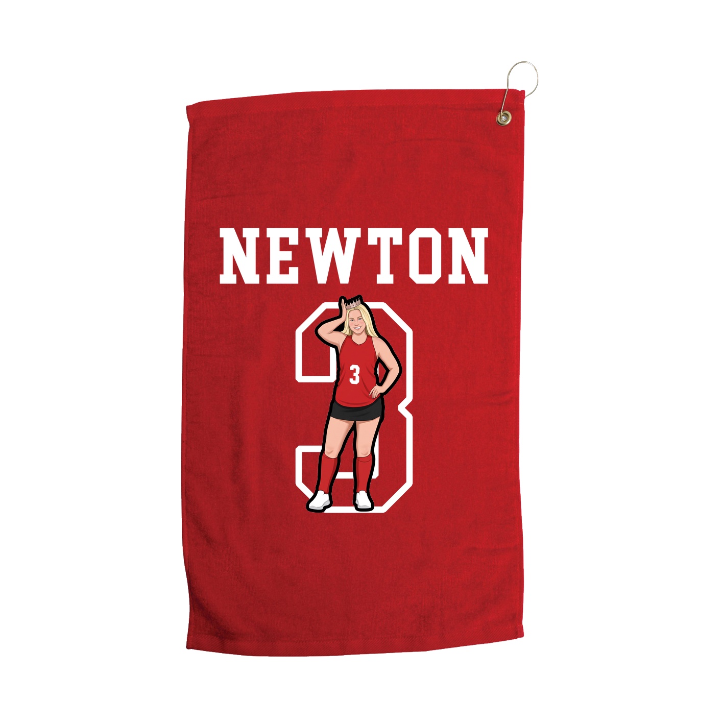 Golf Towel — Shirsey in Red