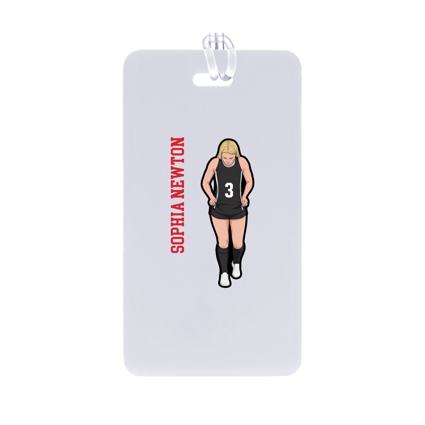 Bag Tag — Name Vertical in Classic