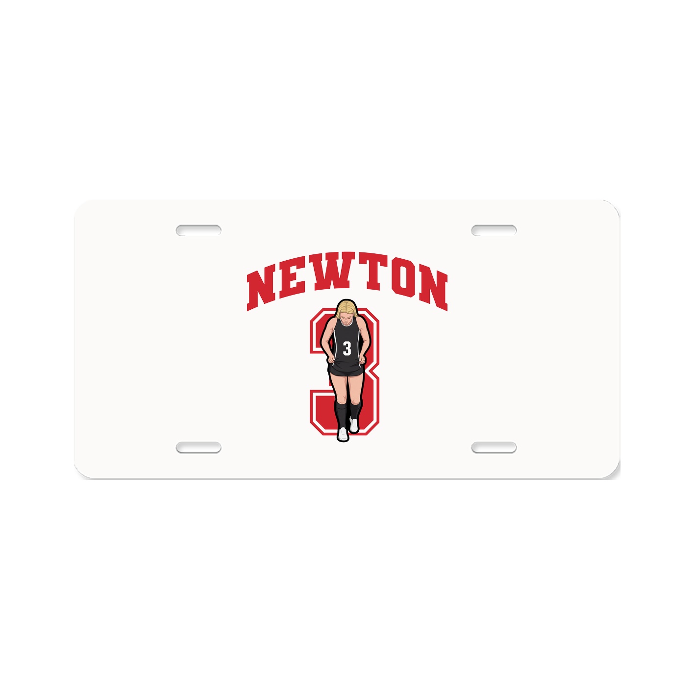 License Plate — Number in Classic
