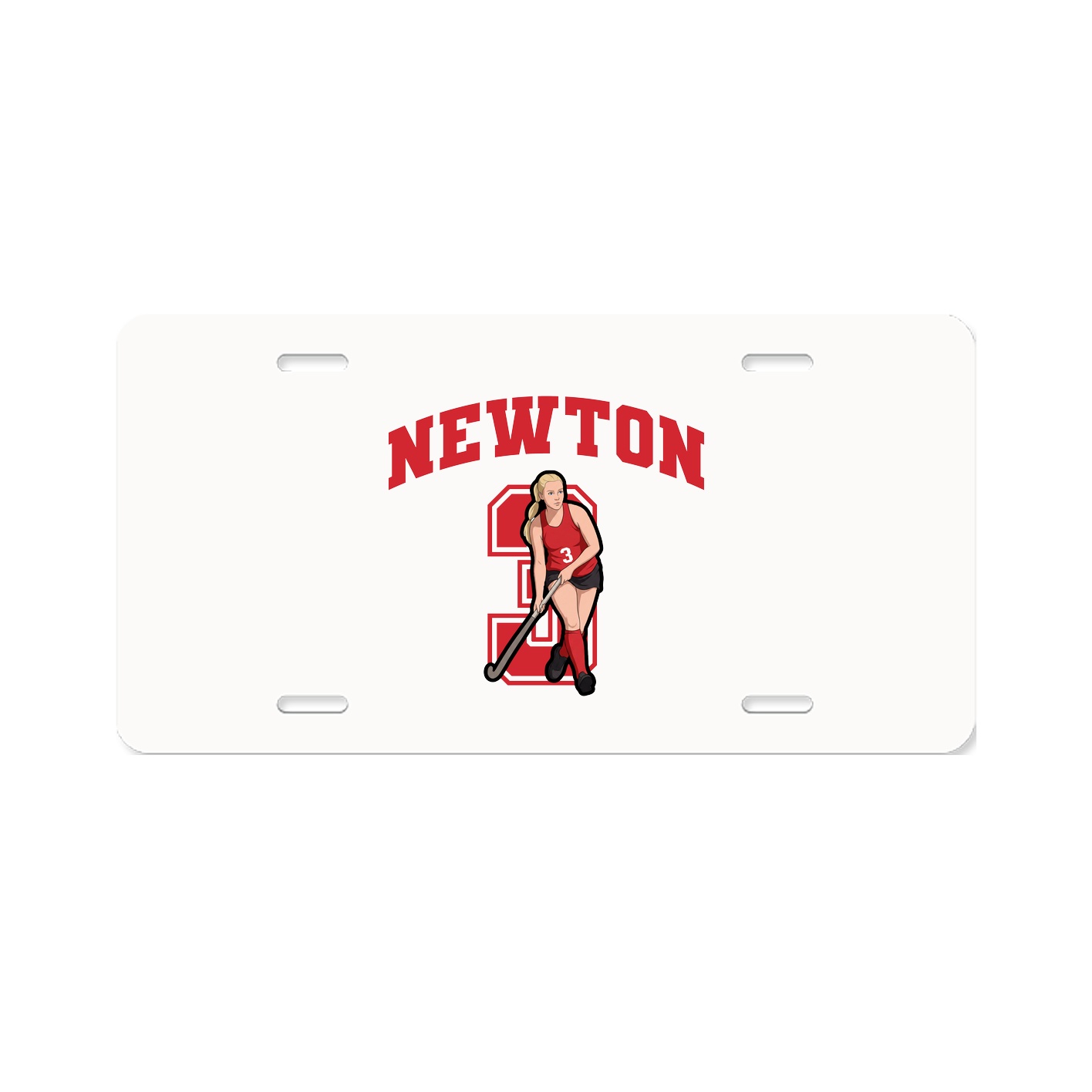 License Plate — Number in Classic