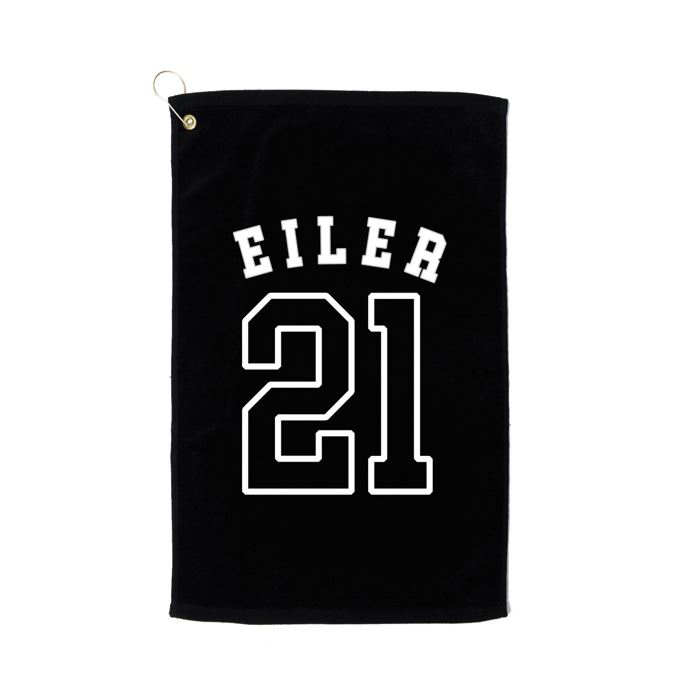 Golf Towel — Shirsey Arch in Black
