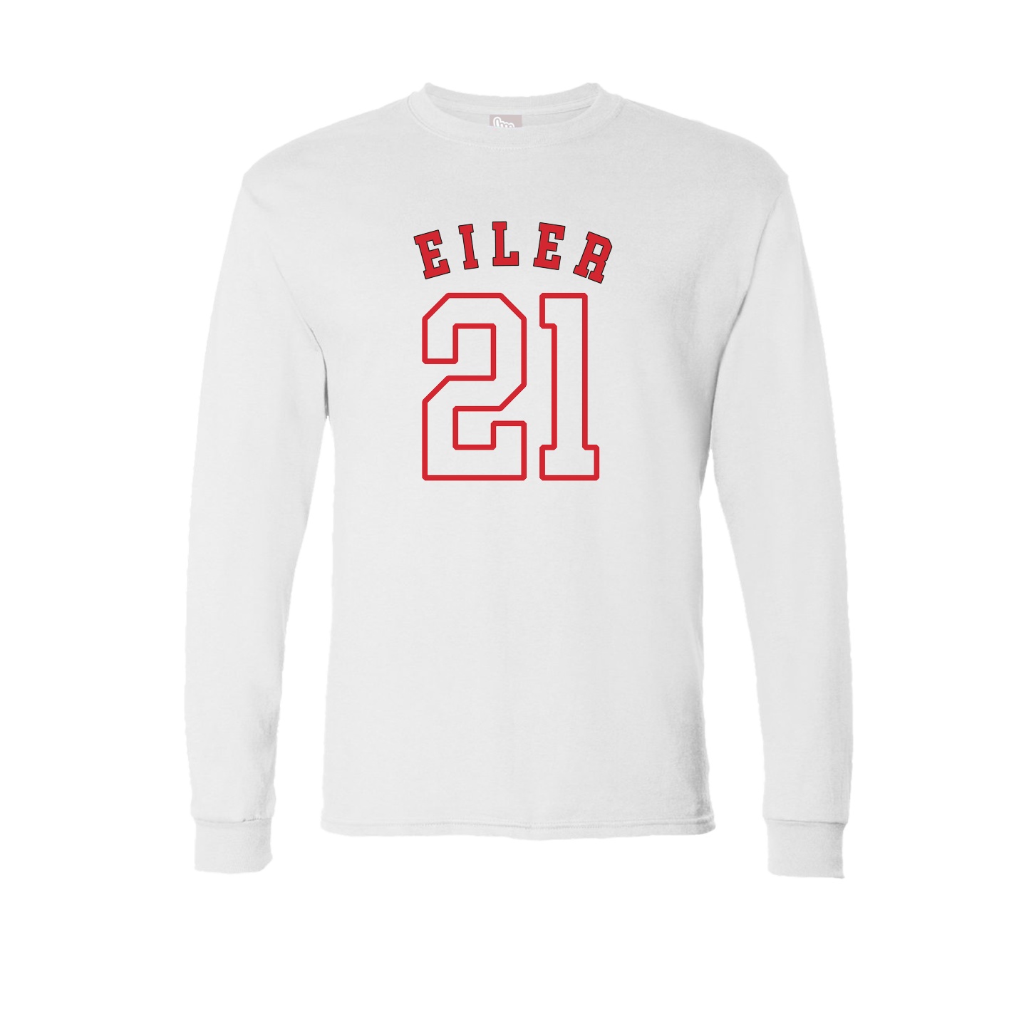 Long Sleeve Tee — Shirsey Arch in White