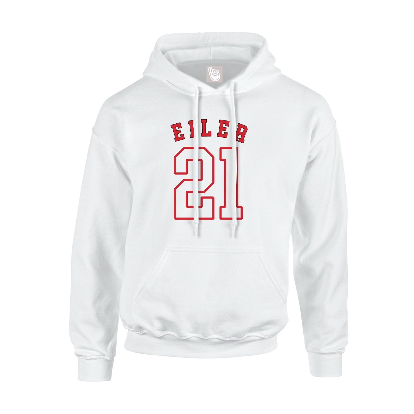 Hoodie — Shirsey Arch in White