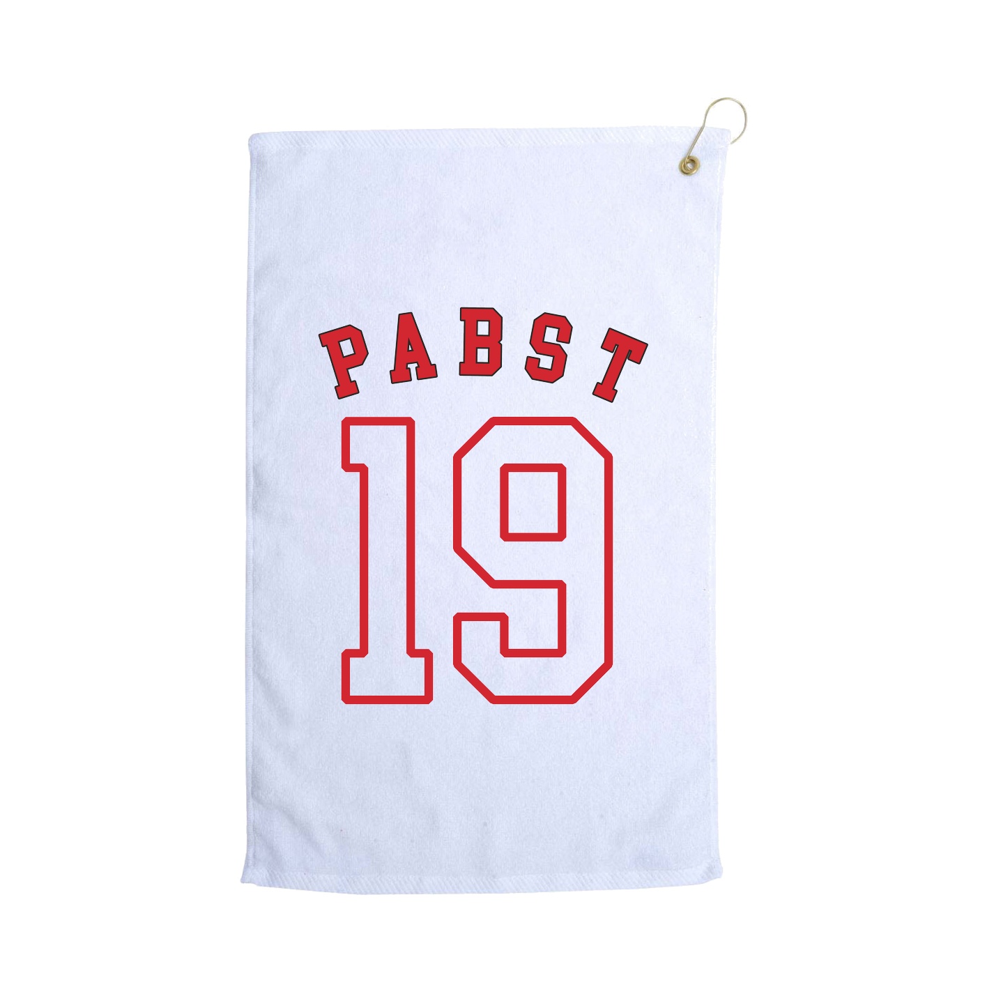 Golf Towel — Shirsey Arch in White